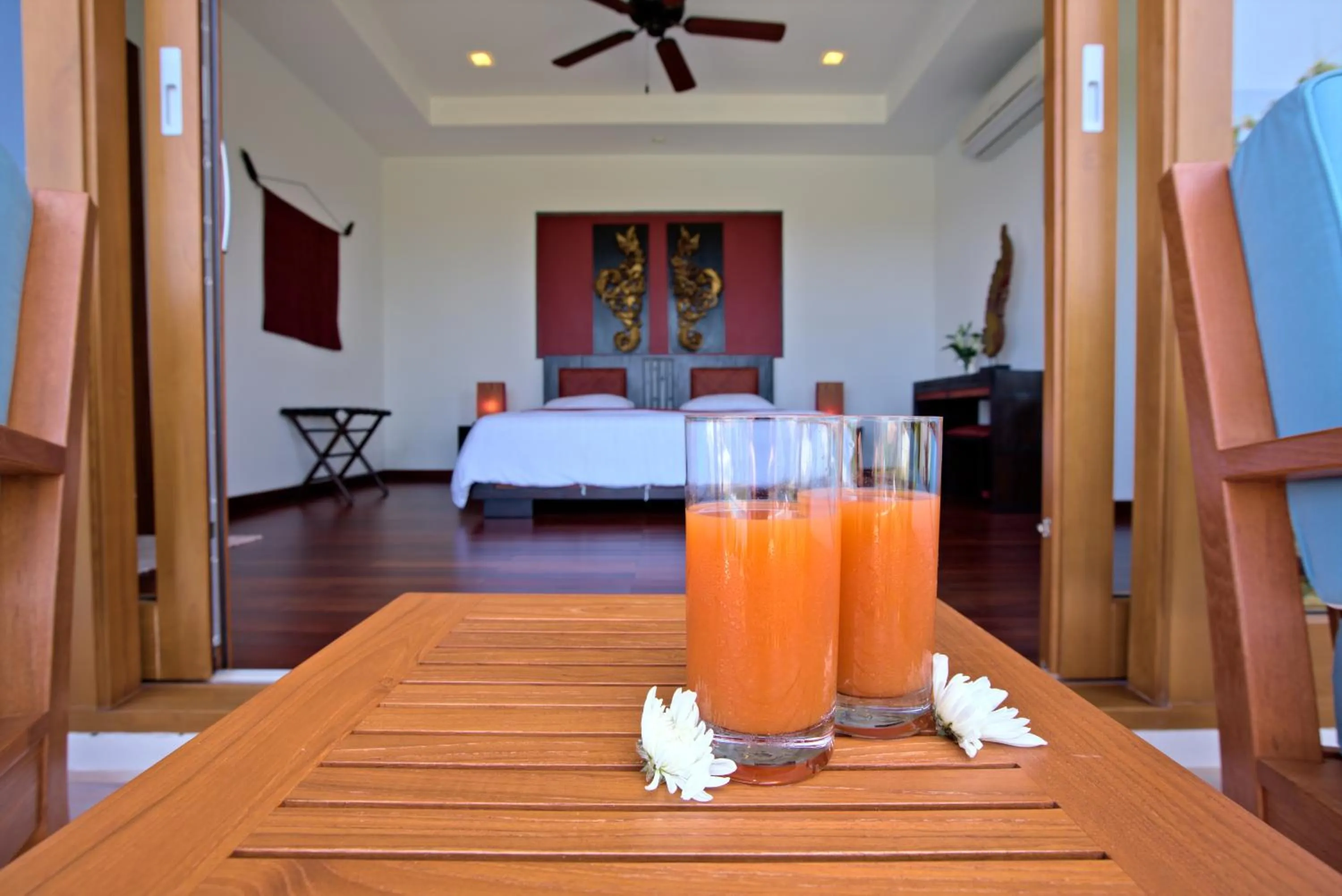 Bedroom in Baan Apsara - Stunning Sea View 3 Bed Pool Villa