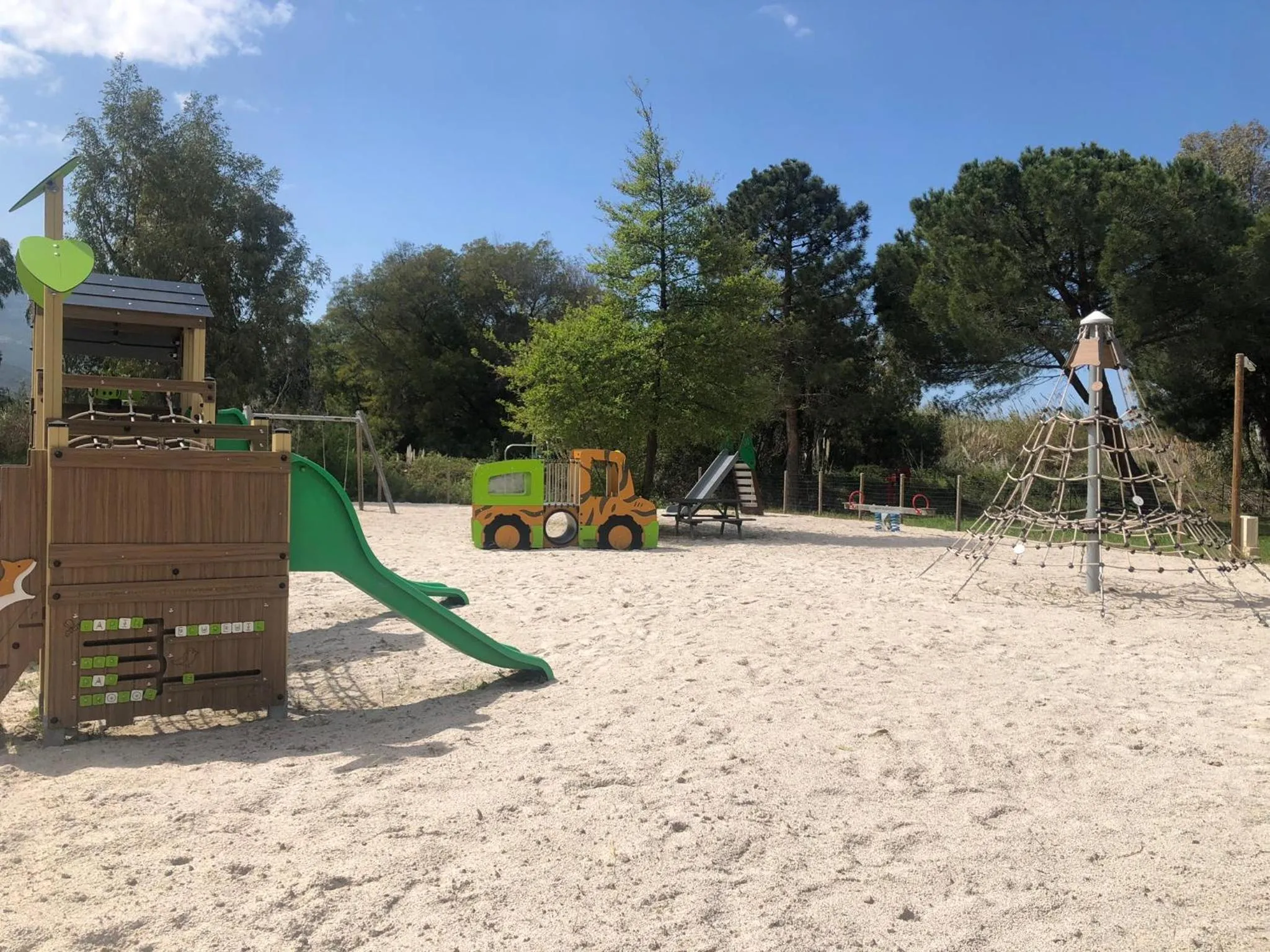 Children play ground in Camping Dolce Vita