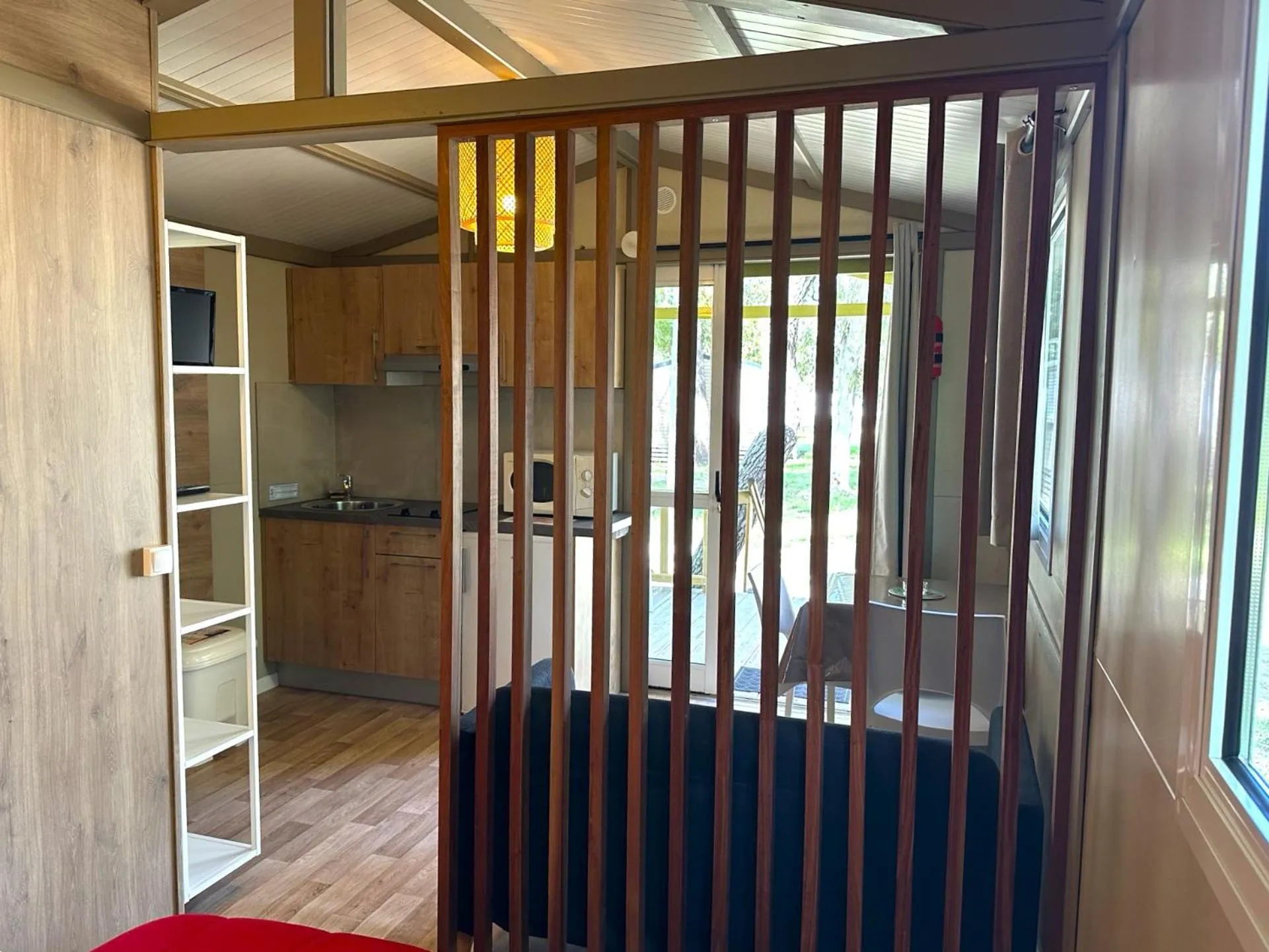 Kitchen or kitchenette in Camping Dolce Vita