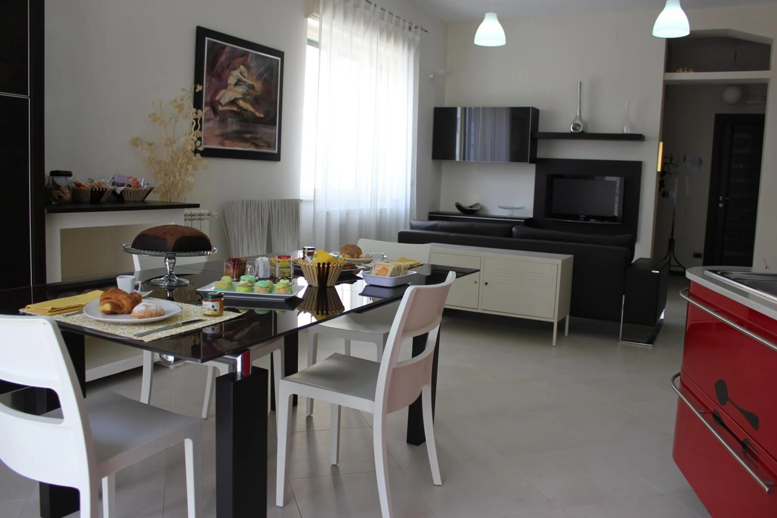 Communal lounge/ TV room in A Casa di Marcy