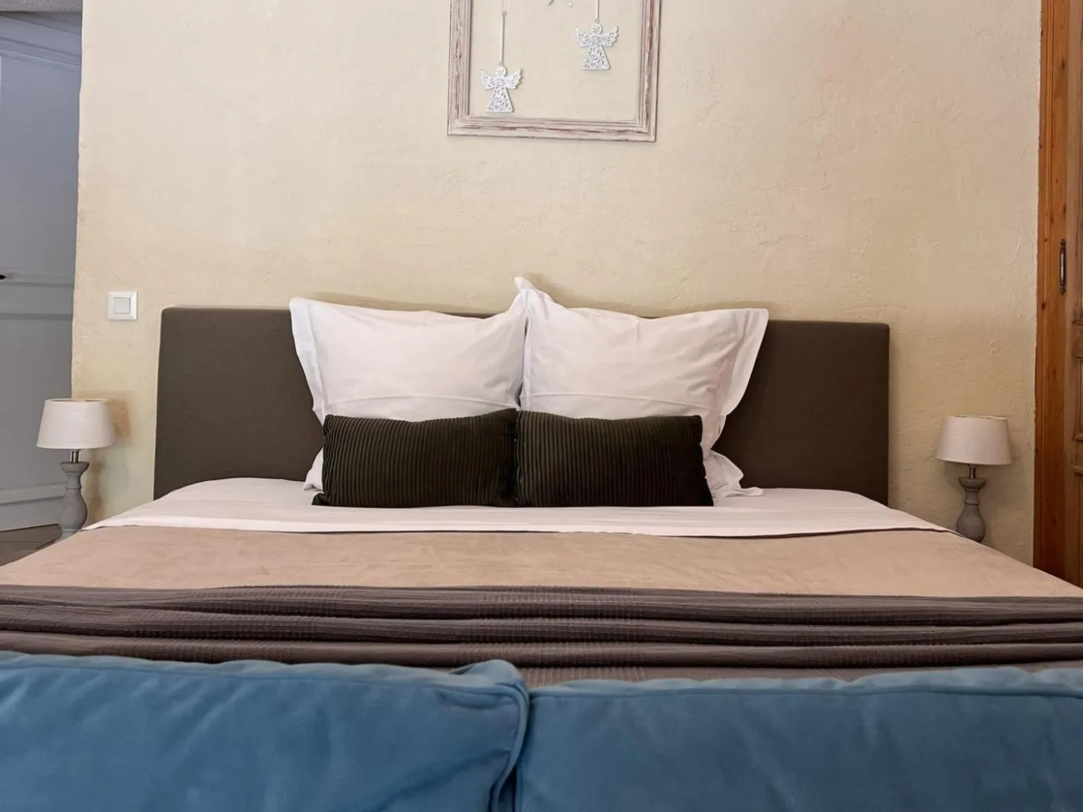 Bed in Le Moulin de Montségur