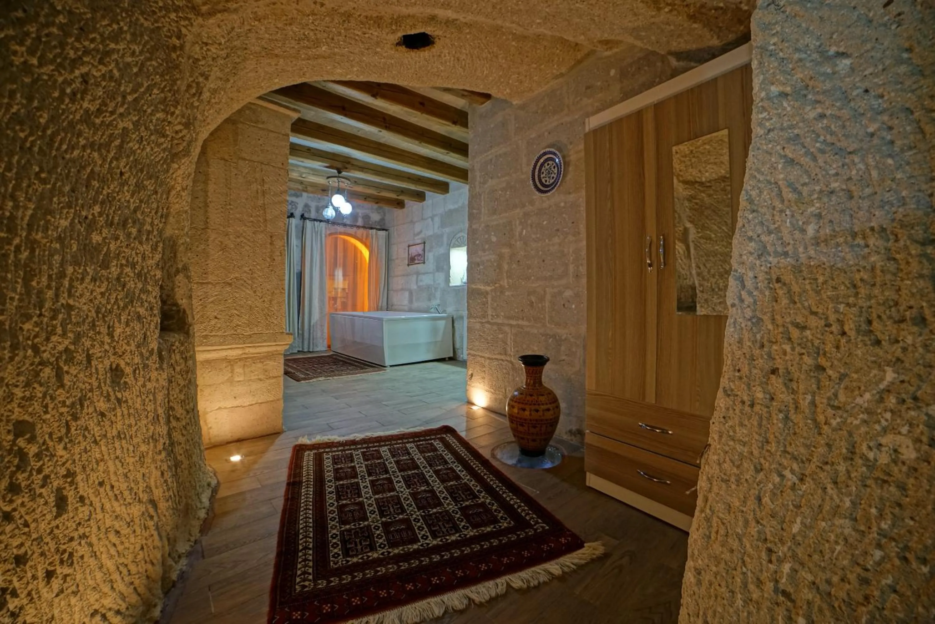 Living room in Angel Cave Suite