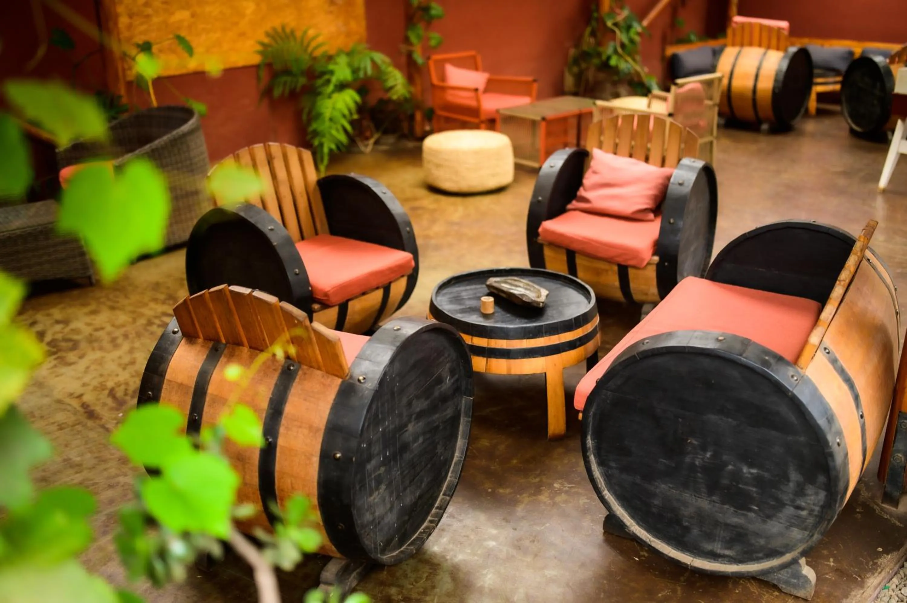 Living room in Le Chat'o Park Hotel Ivato Airport NAVETTE GRATUITE H24