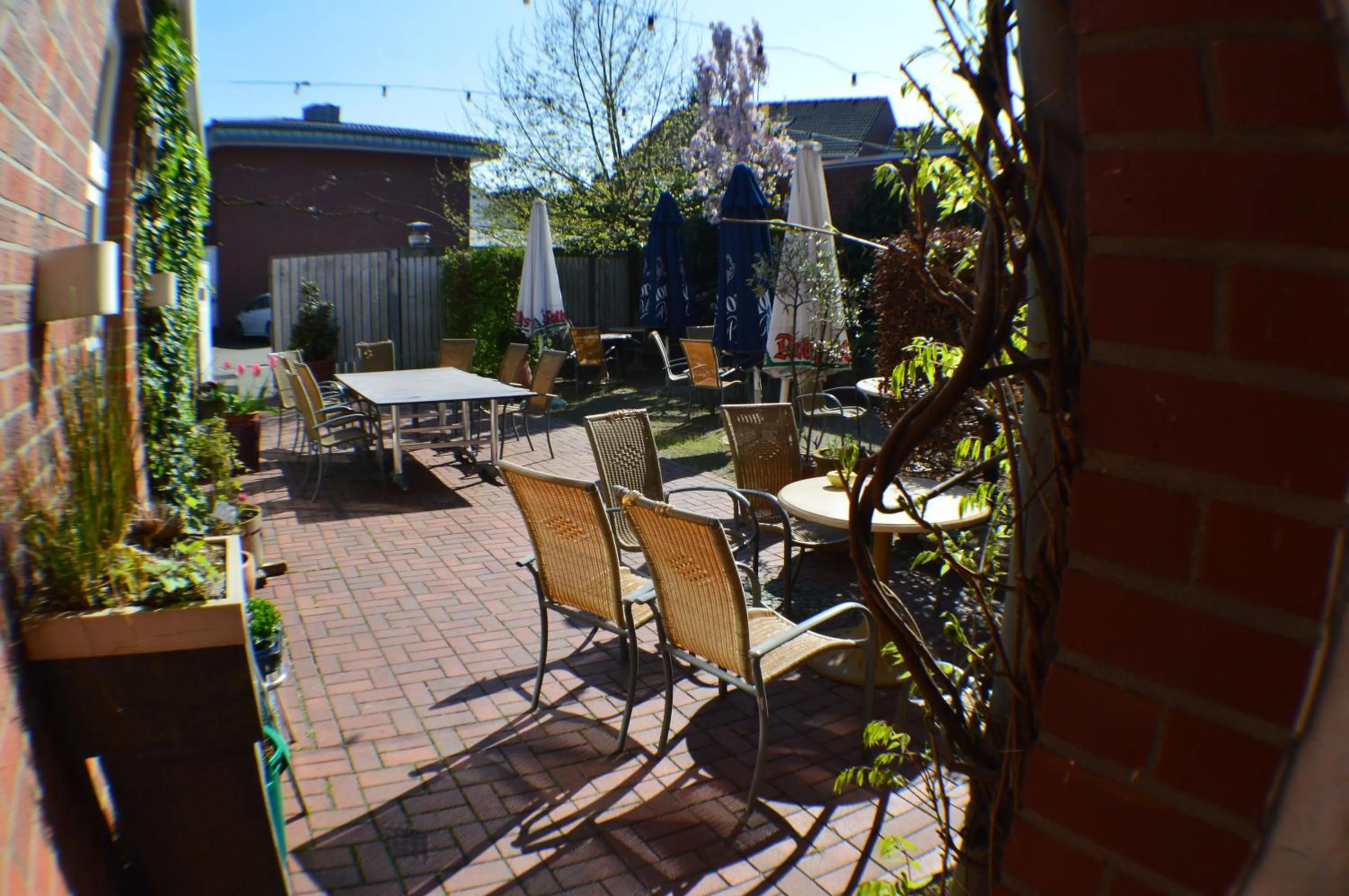 Balcony/Terrace in Hotel Altes Gasthaus Düsterbeck