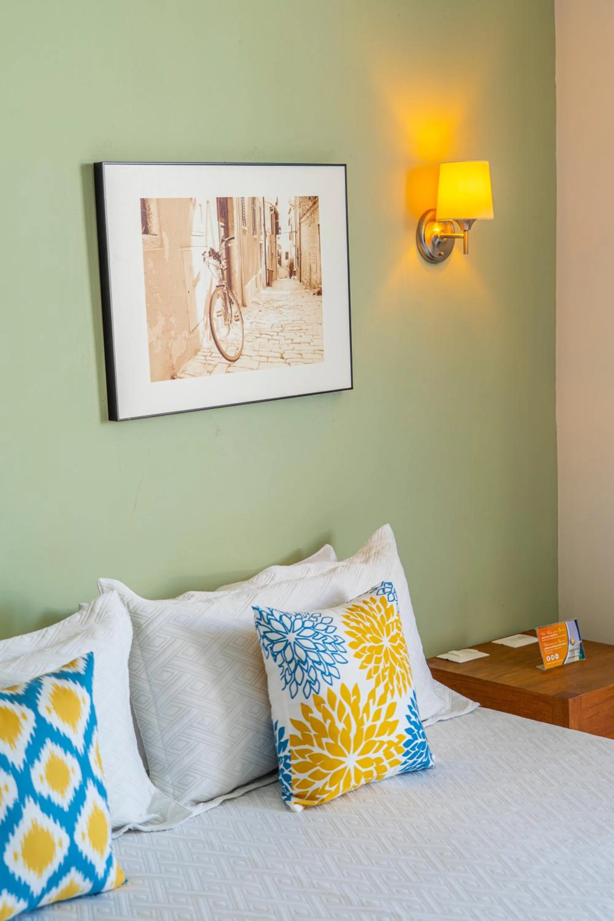 Bed in Suites at Sapphire Ocean Club