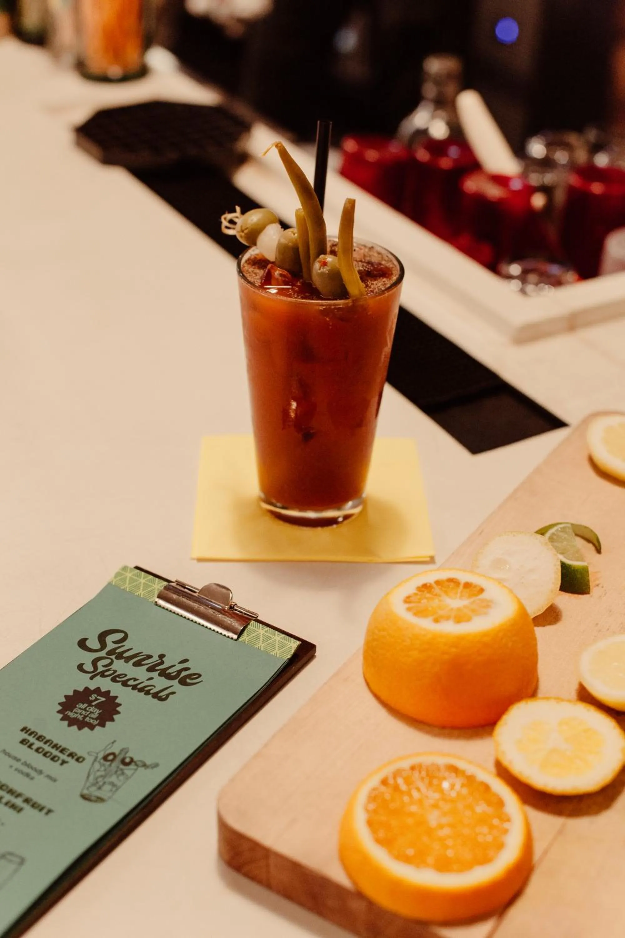 Alcoholic drinks in The Quisby