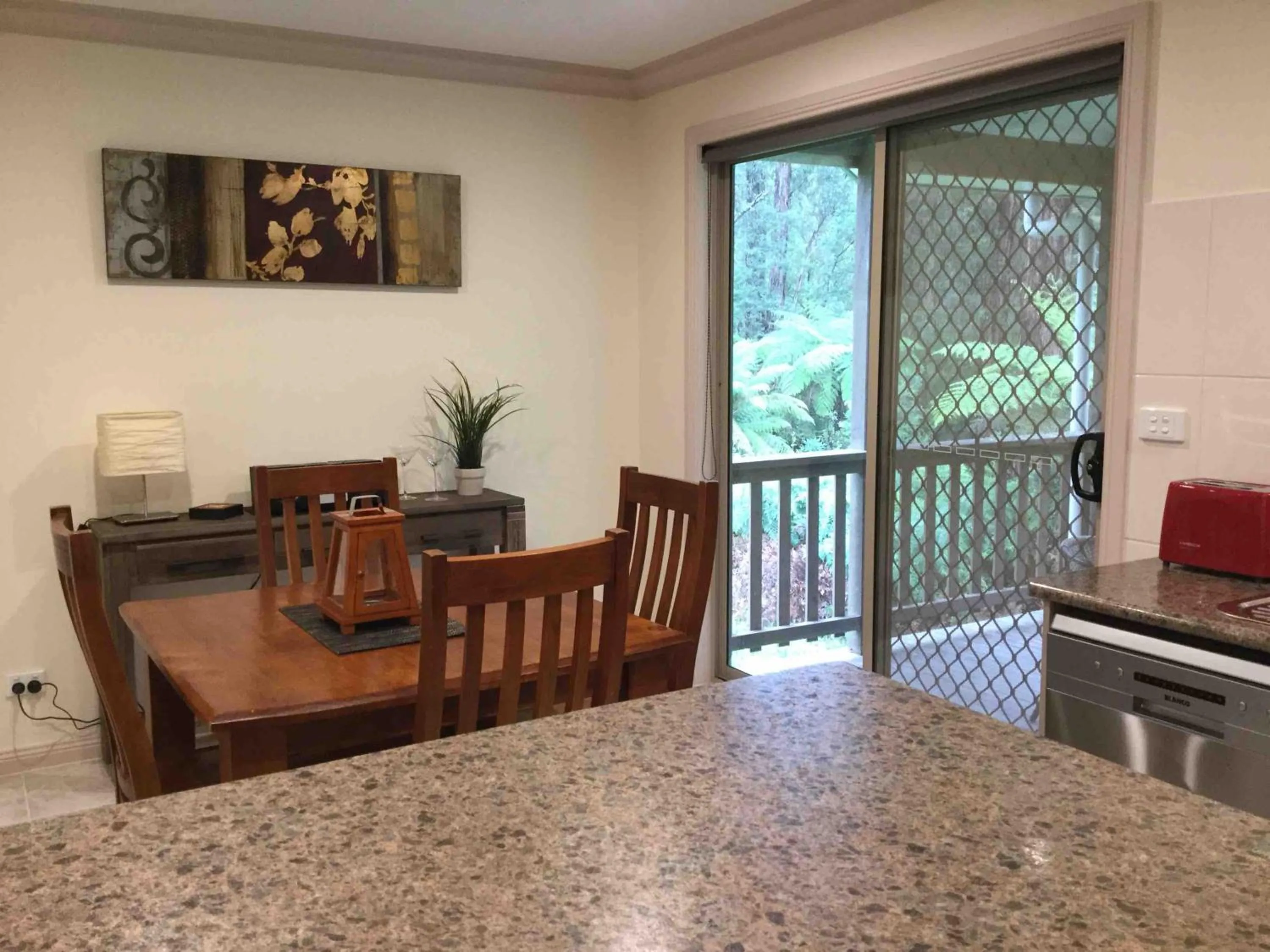 Balcony/Terrace in Emerald Creek Cottages