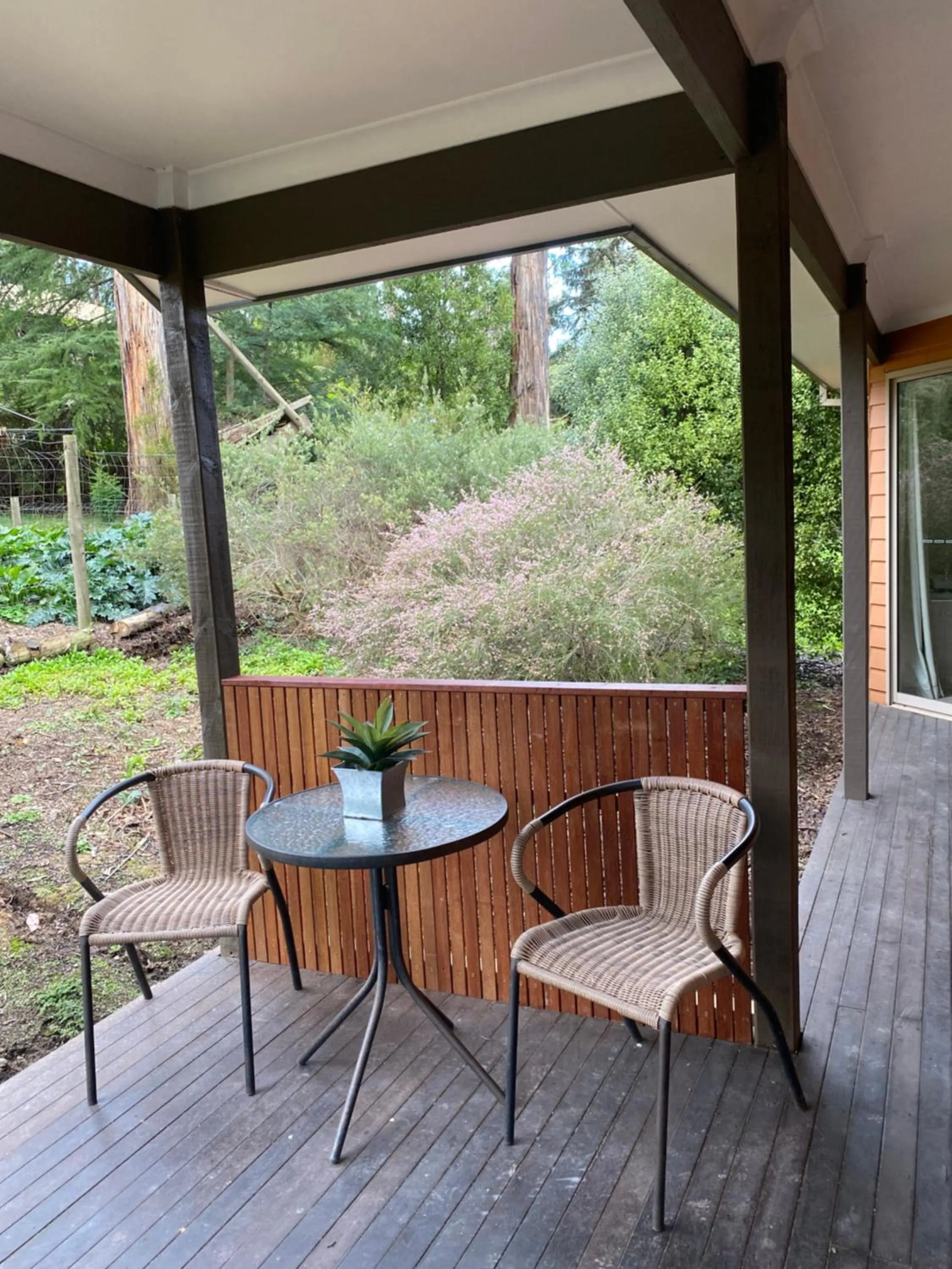 Balcony/Terrace in Emerald Creek Cottages