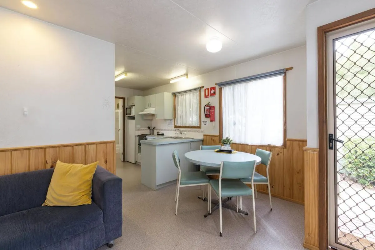 Living room in Daylesford Holiday Park