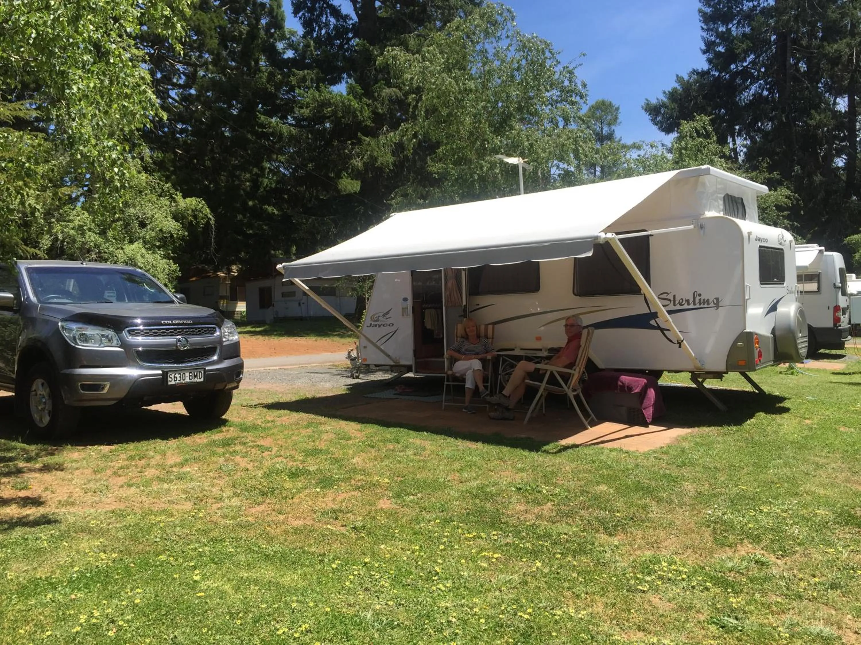 Garden in Daylesford Holiday Park
