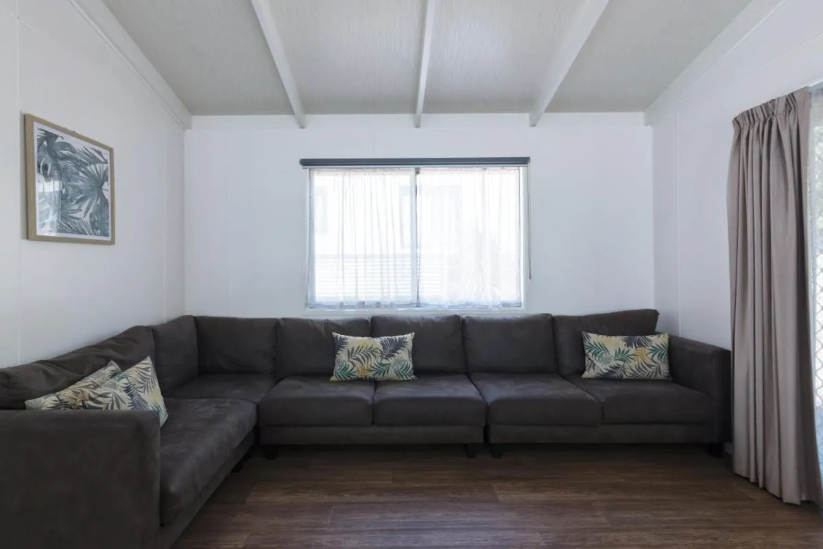 Living room in Daylesford Holiday Park