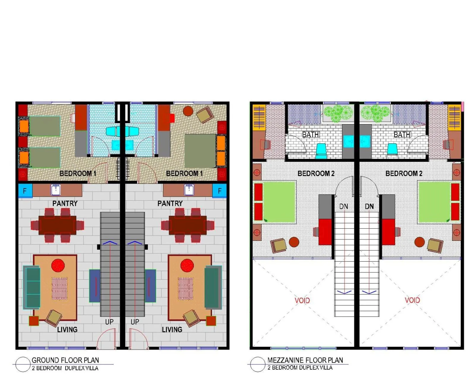 Floor plan in Villa Lot 1638
