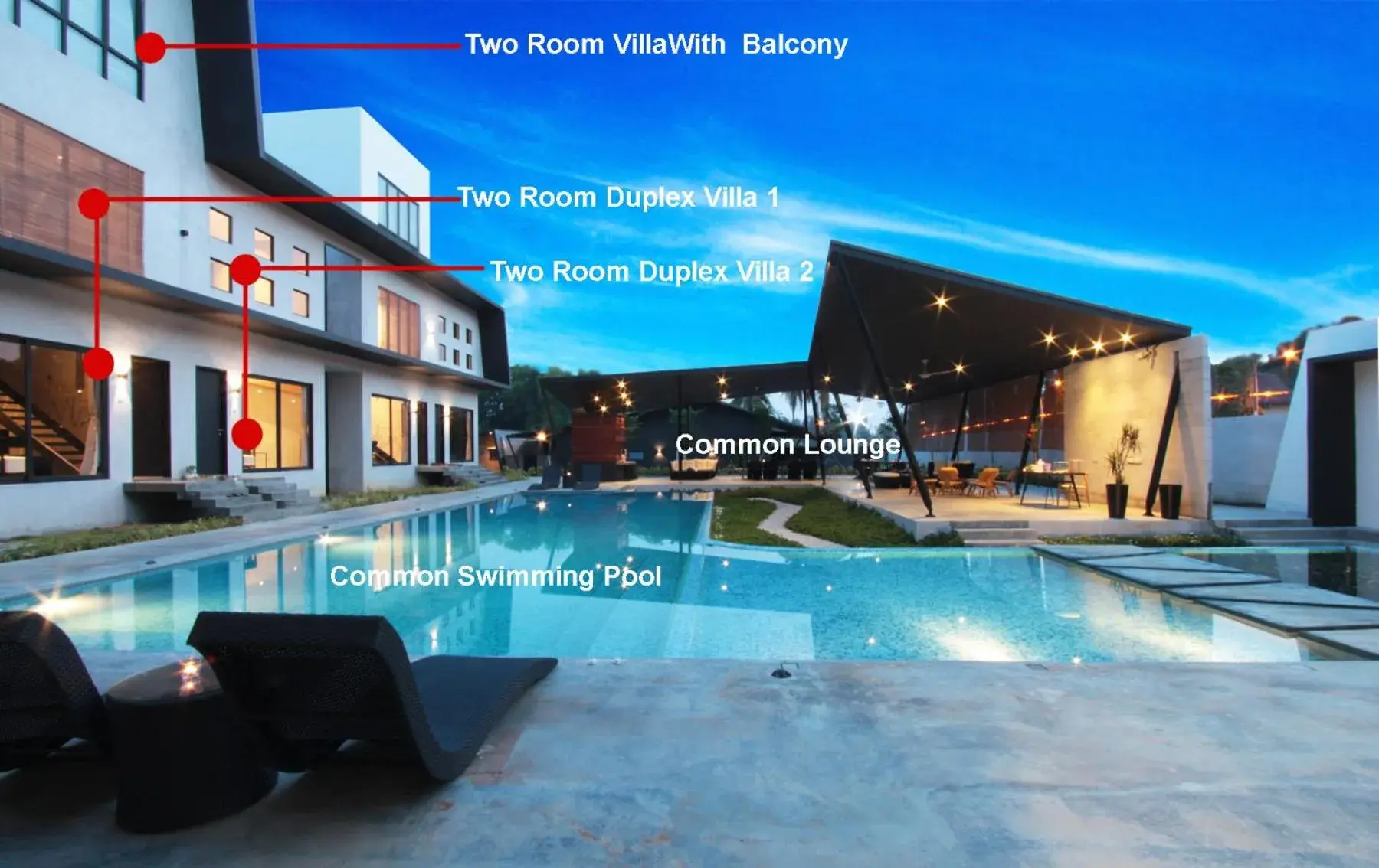 Two Bedroom Villa with Balcony (2nd Floor-Staircase Access Only) in Villa Lot 1638 Two Bedroom Villa with Balcony (2nd Floor-Staircase Access Only) in Villa Lot 1638