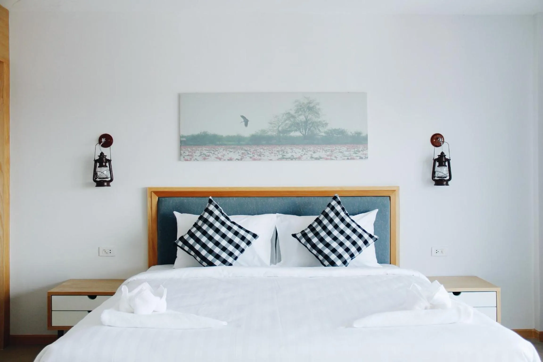 Bedroom, Bed in Phukaning