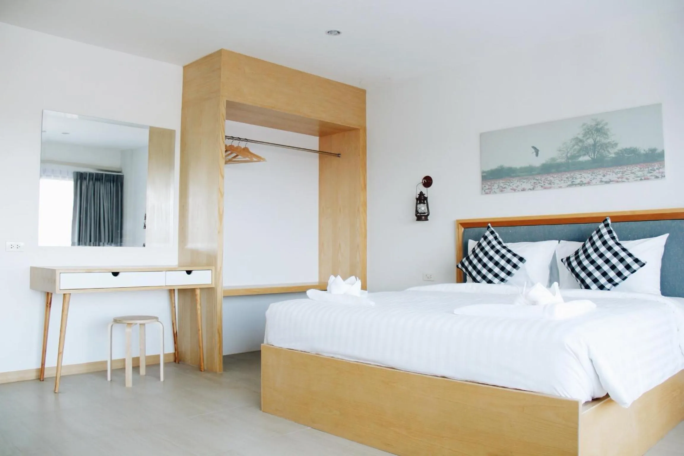 Bedroom, Bed in Phukaning