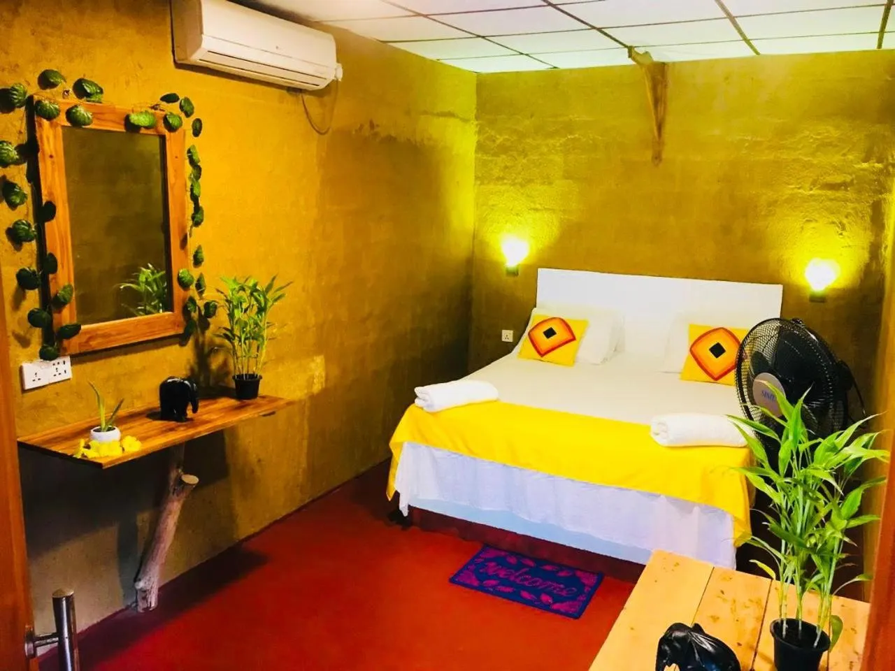 Bed in Nature lovers Safari Cottage