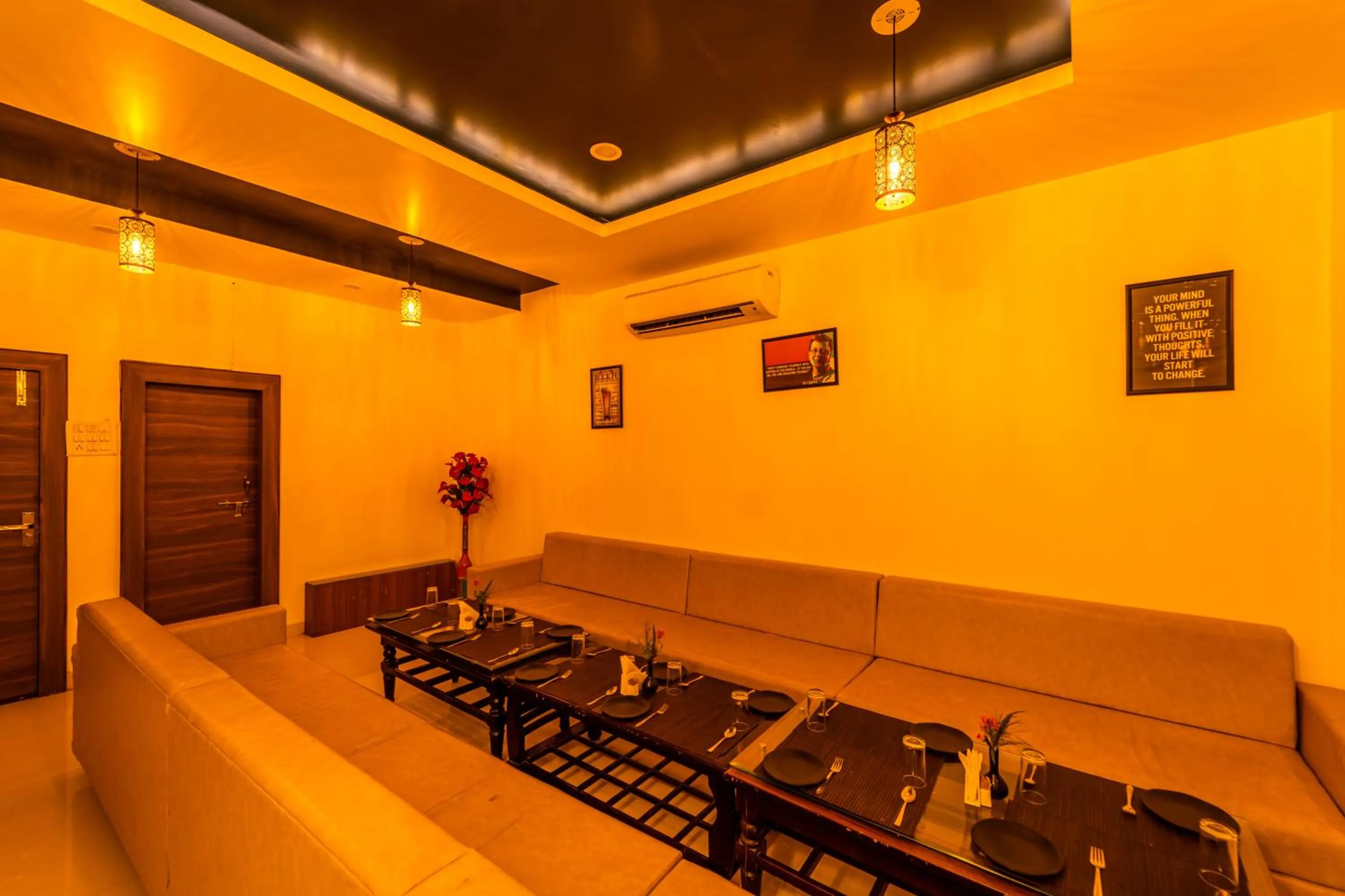 Seating area in Hotel Royal Palace