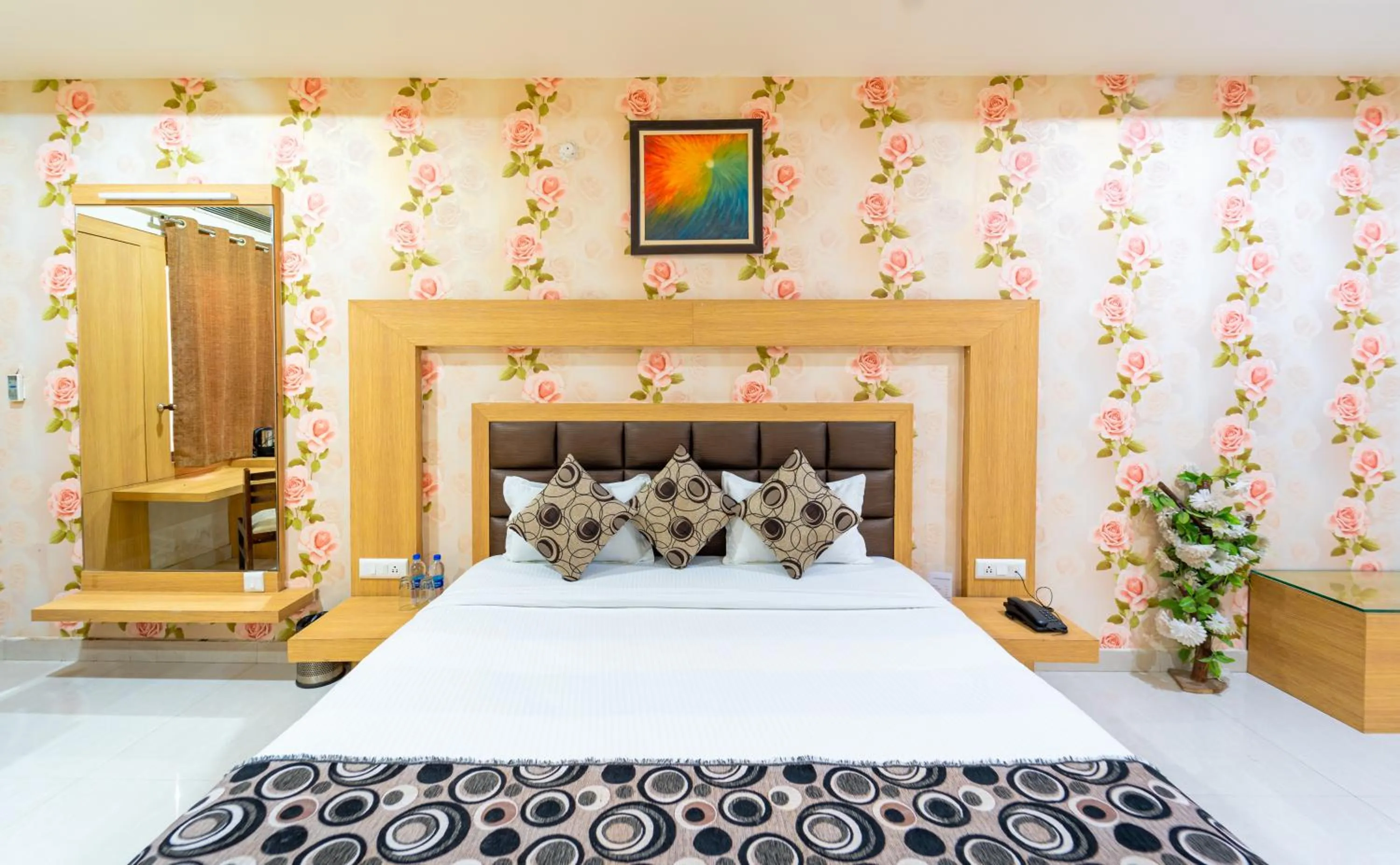 Bed in Hotel Royal Palace