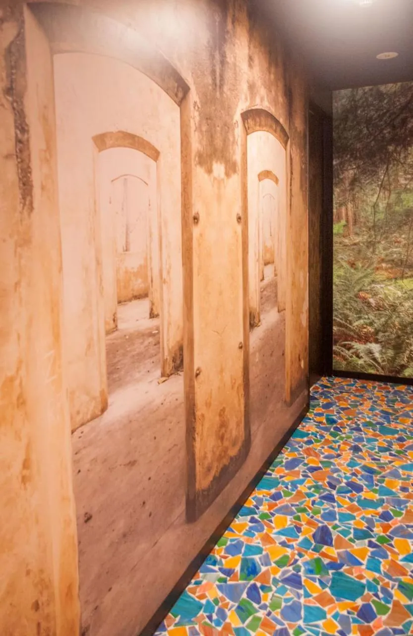 Decorative detail, Bed in Picnic Hostel Osaka