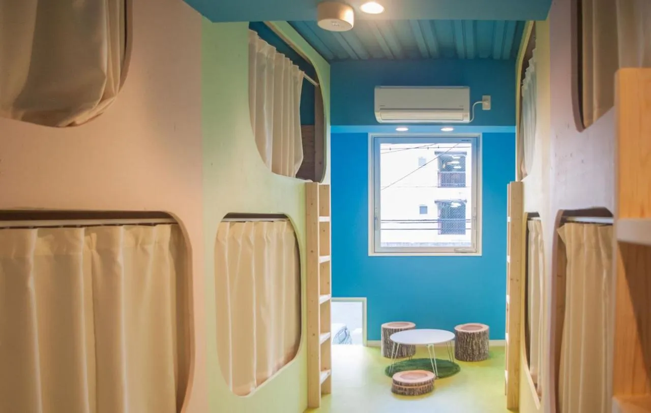 Photo of the whole room in Picnic Hostel Osaka