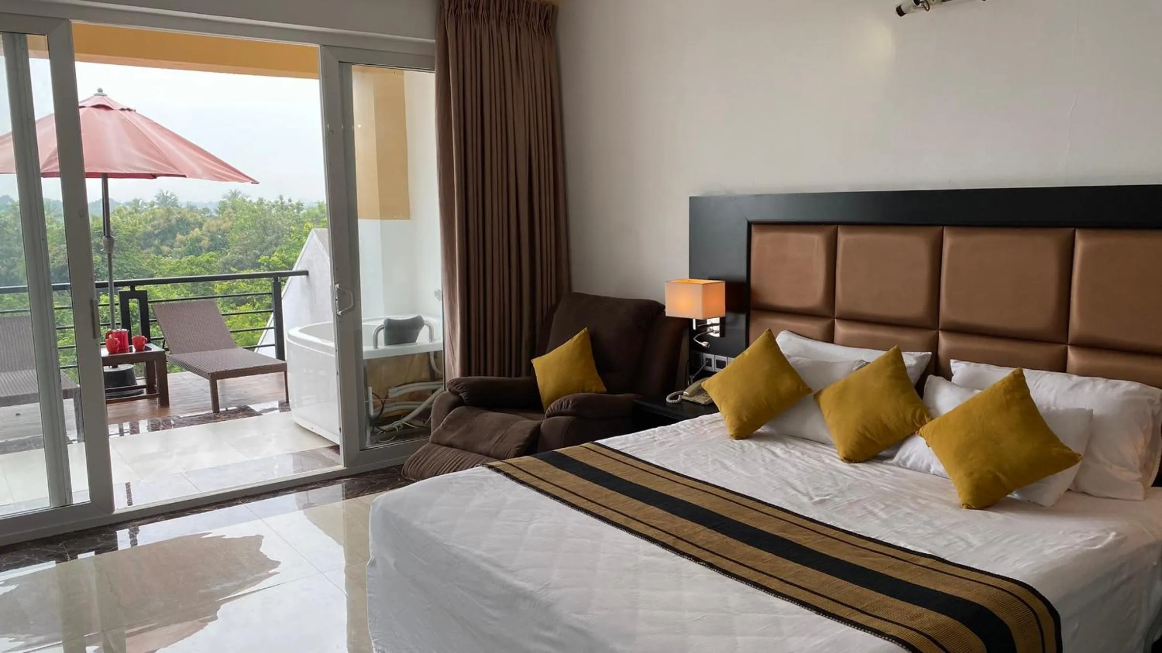 Bed in Cassandra Culture Resort