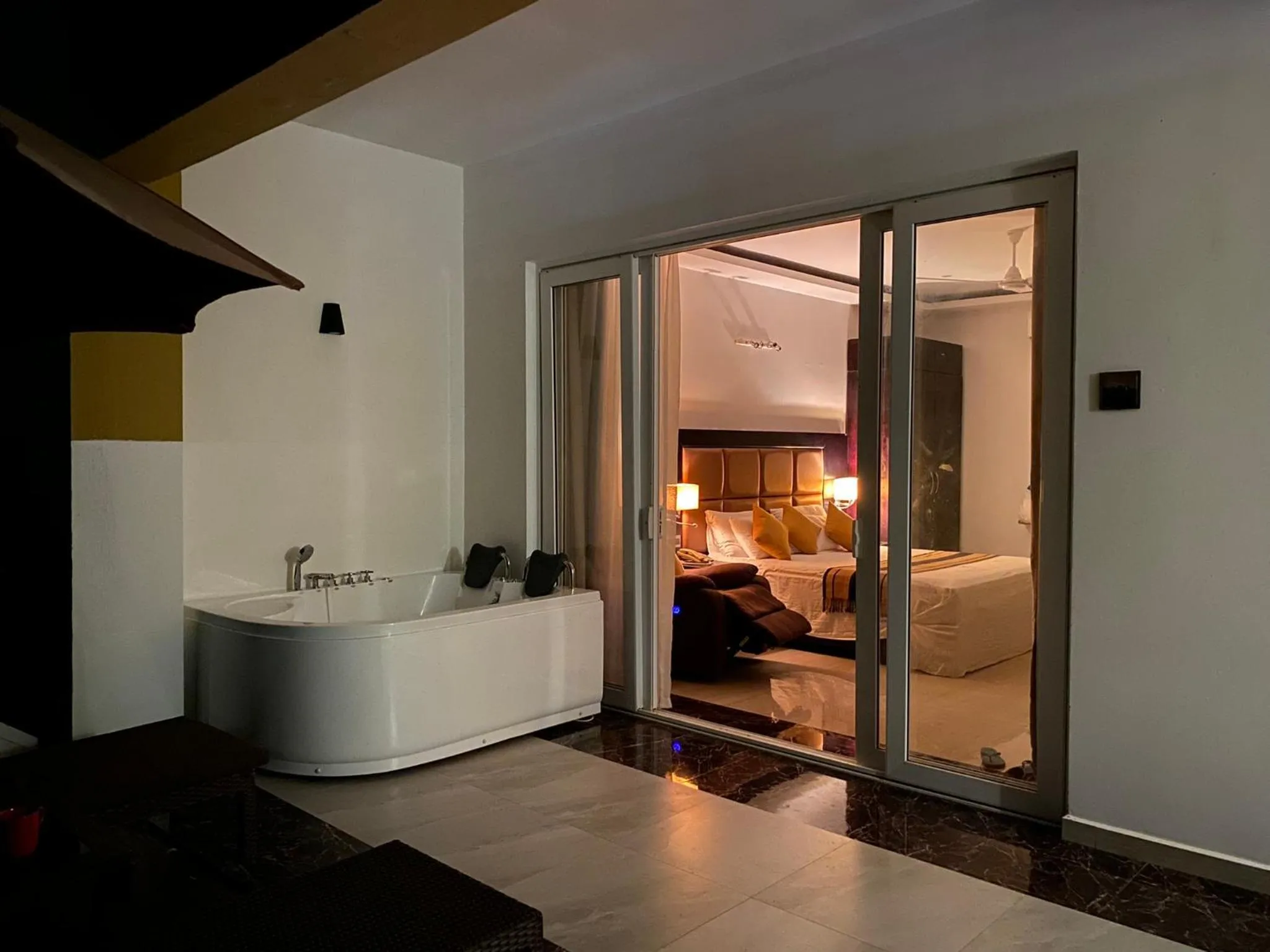 Bed in Cassandra Culture Resort