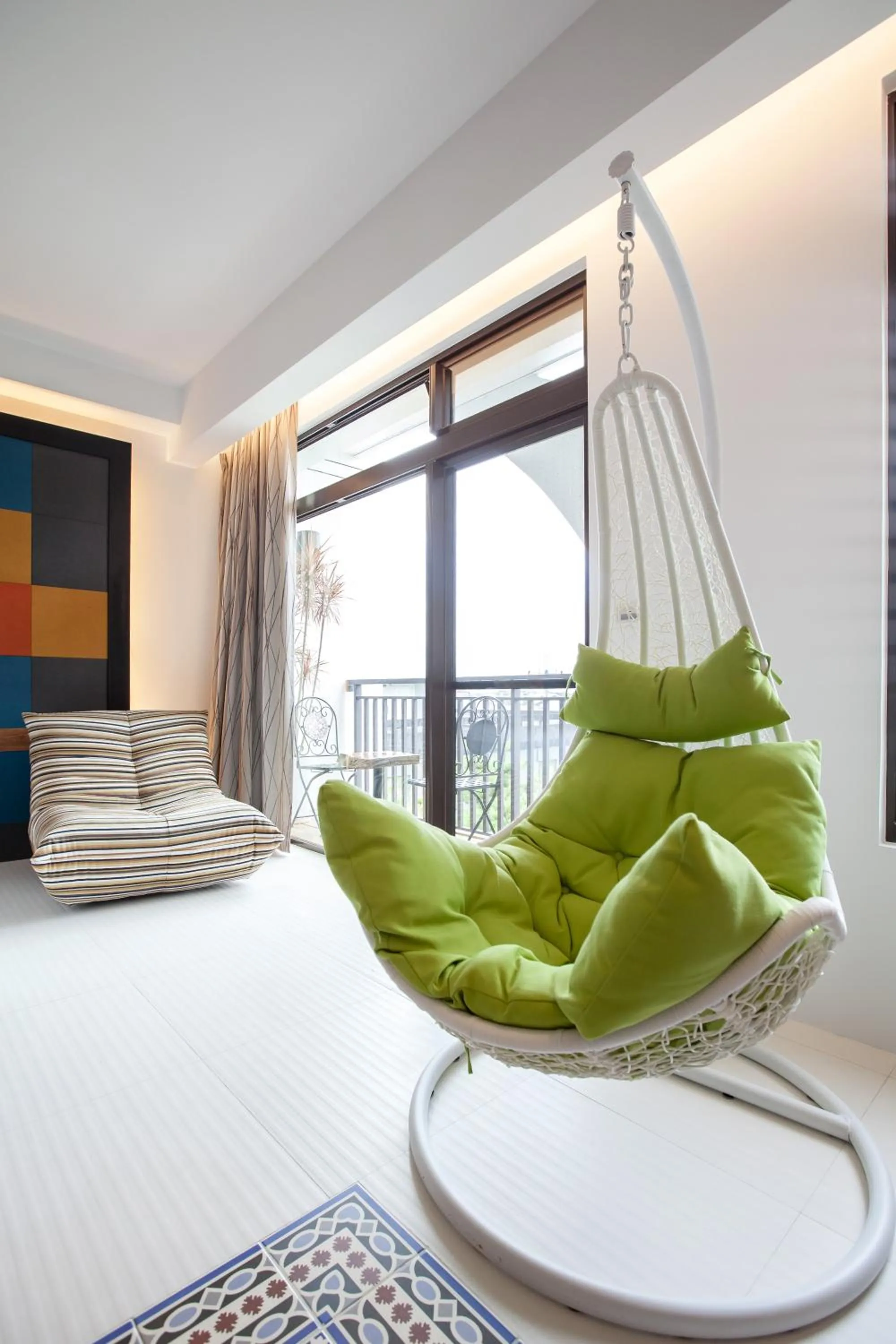 Decorative detail, Bed in W Star