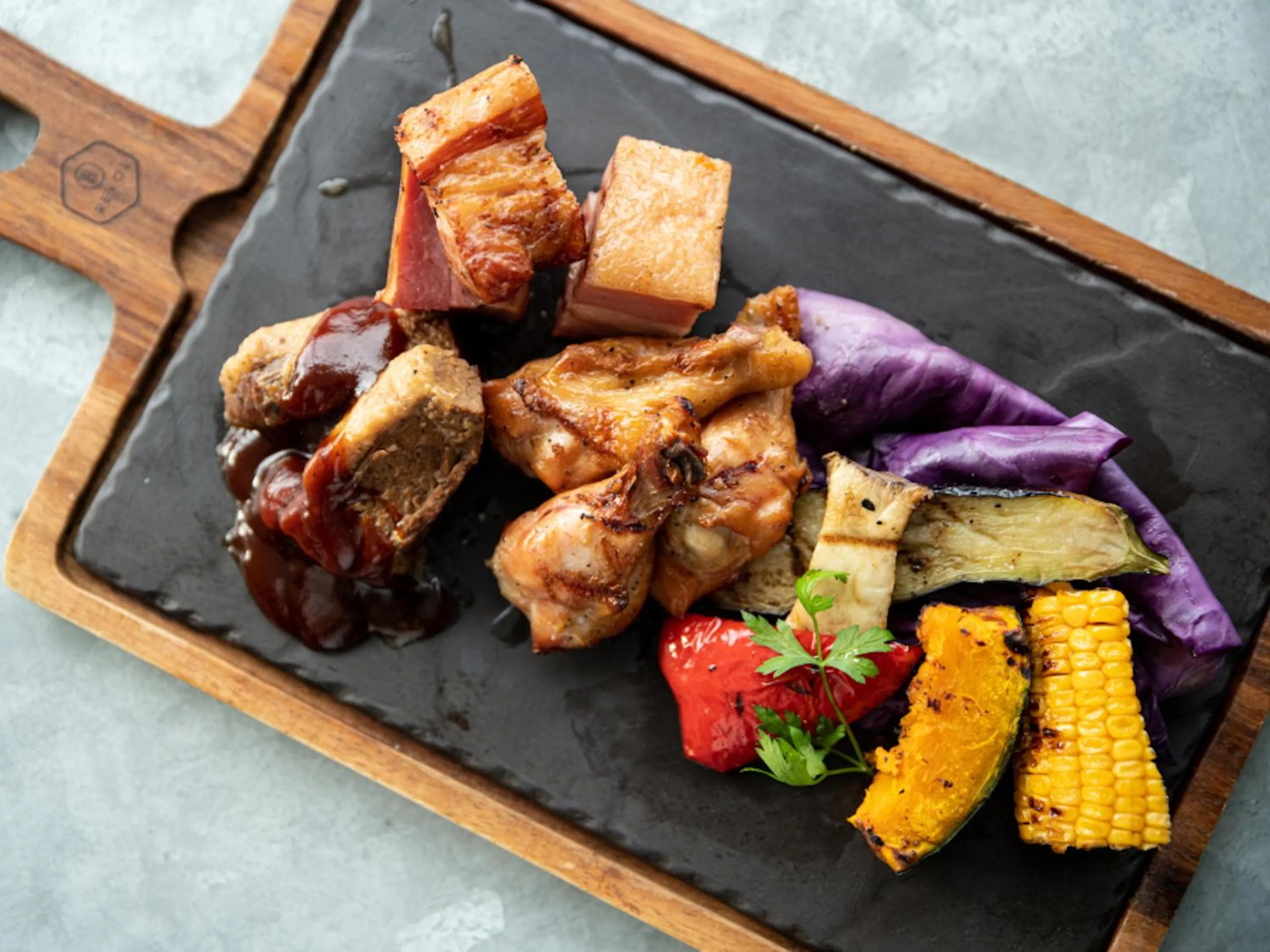 Food close-up in LYURO Tokyo Kiyosumi by THE SHARE HOTELS