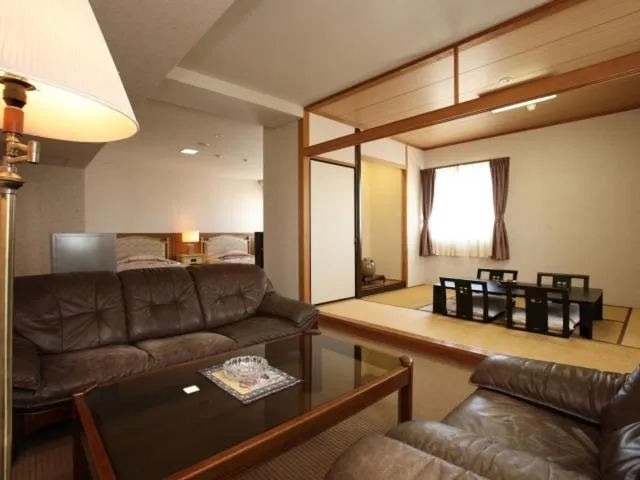 Seating area in Nogami President Hotel