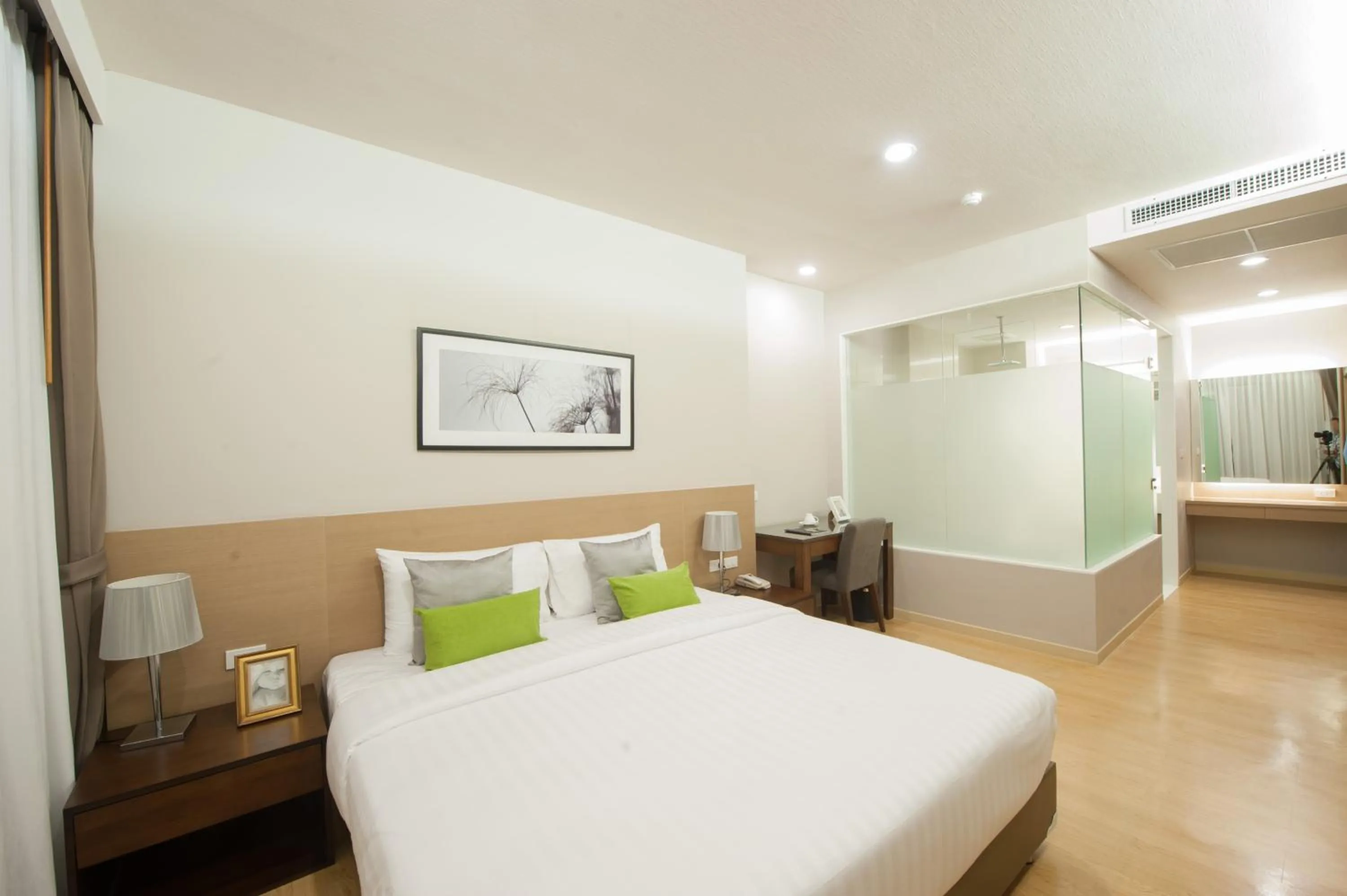 Bed in Burgundy Residence 304