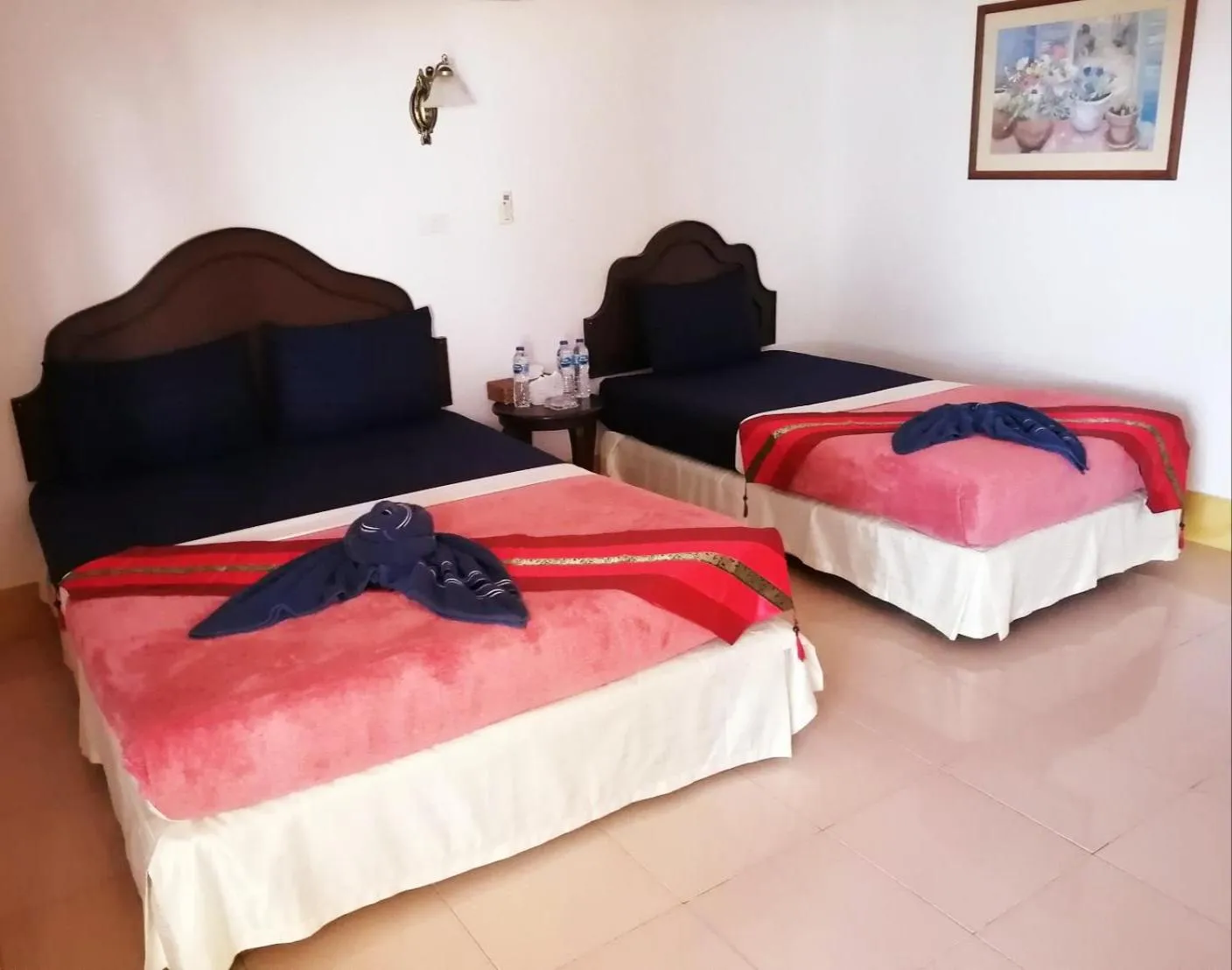 Bed in Andaman Beach Resort Koh Jum