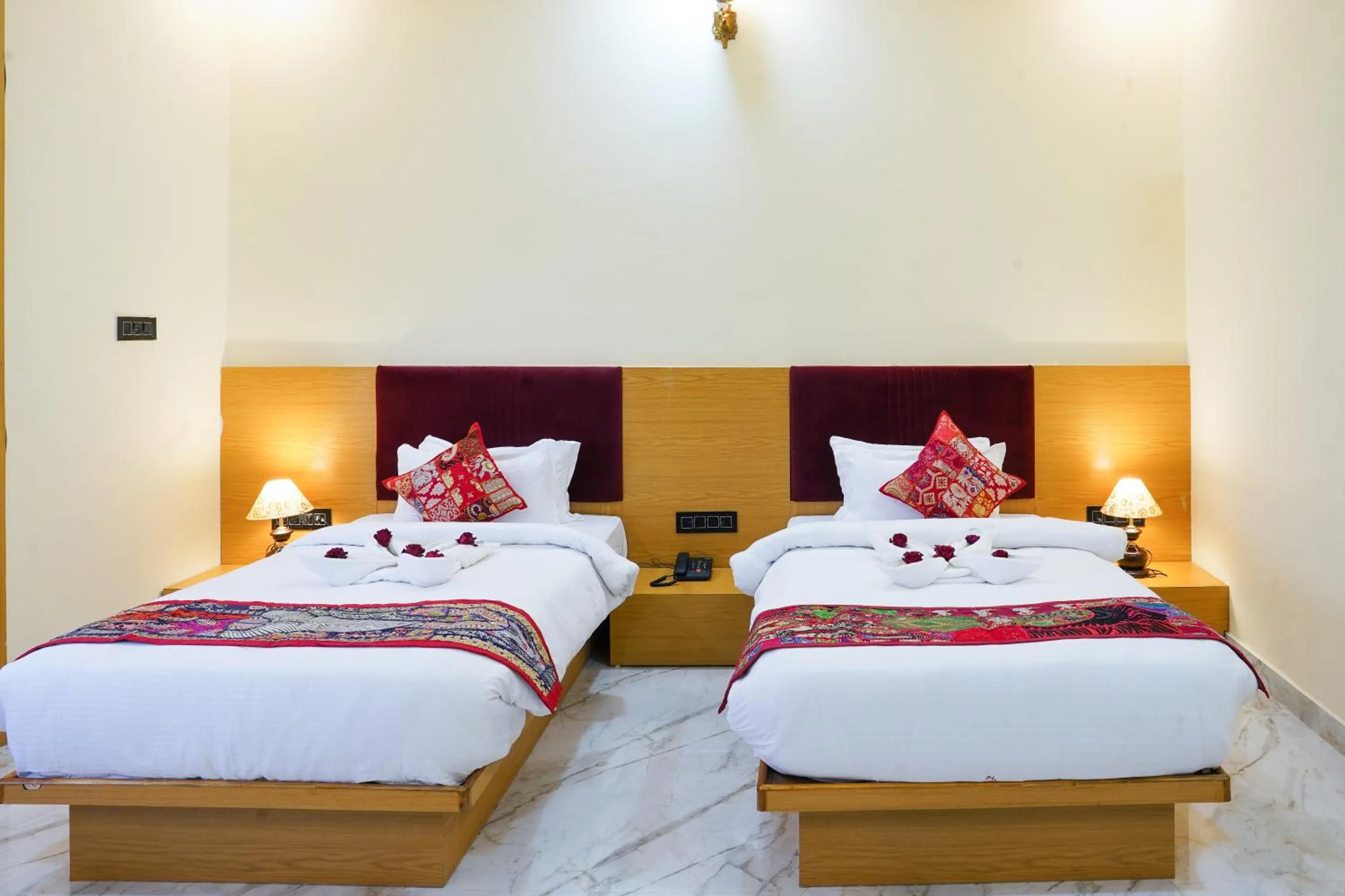 Property building, Bed in Hotel Pushkar Legacy