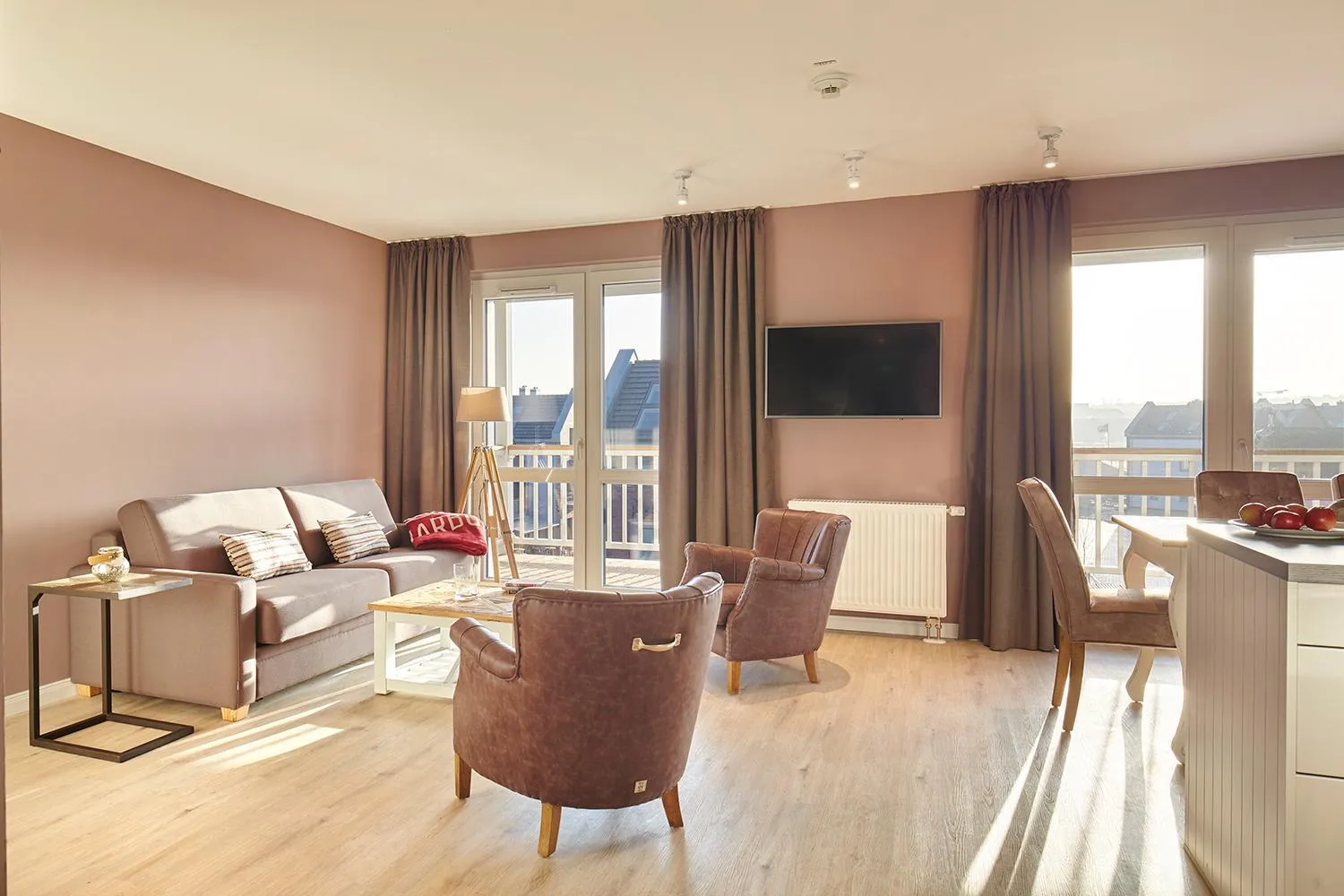 Living room in Beach Apartments Heiligenhafen