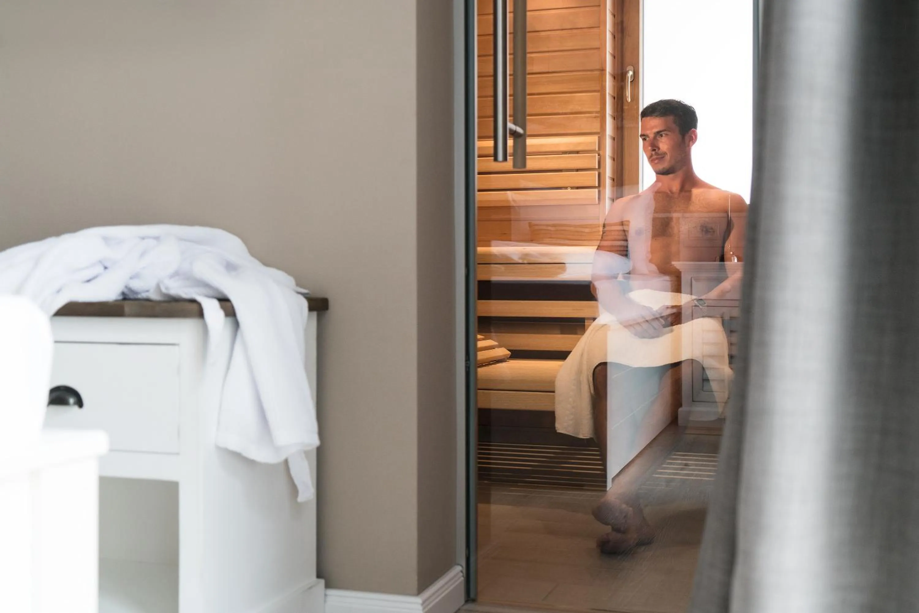 Sauna in Beach Apartments Heiligenhafen