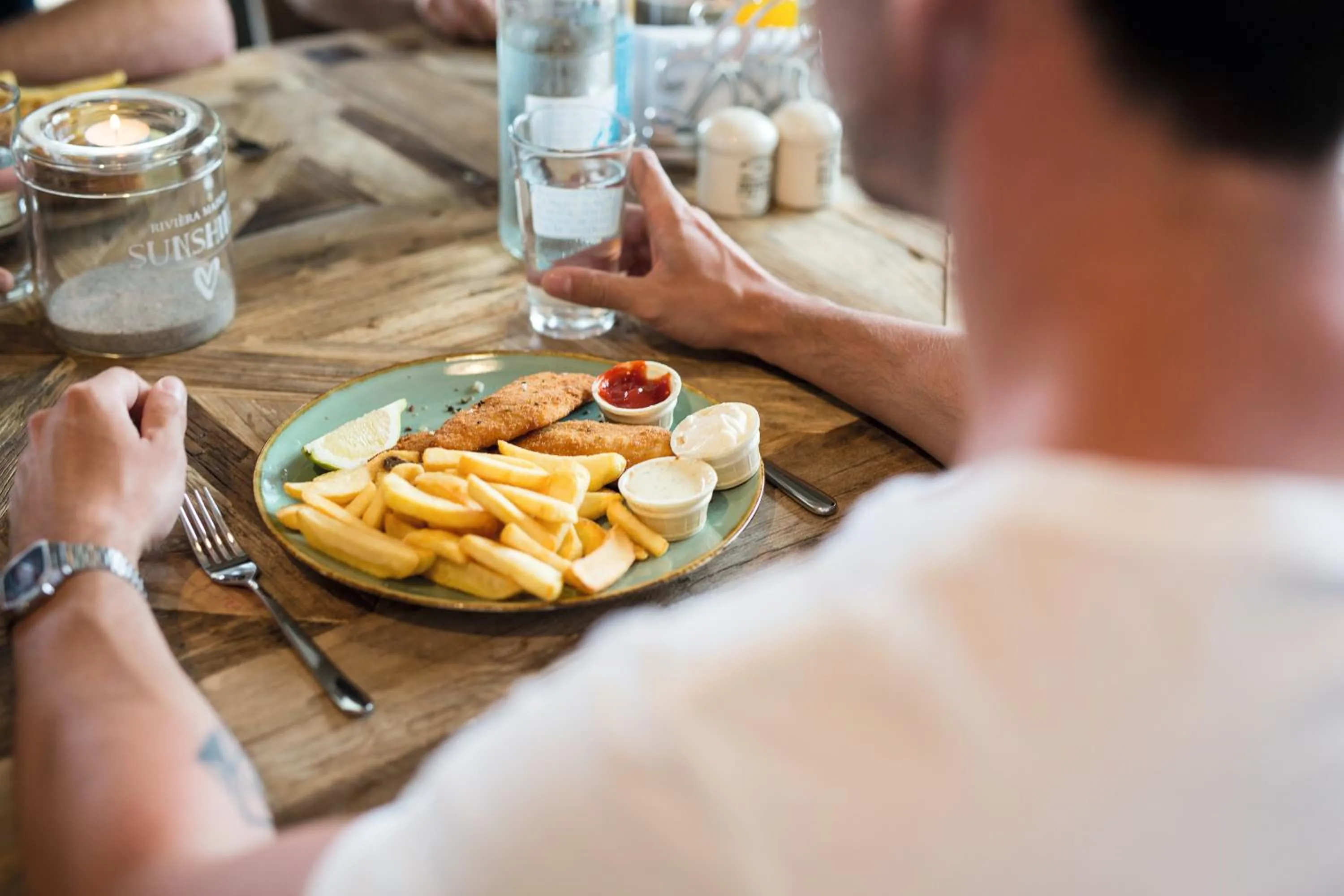 Living room in Beach Apartments Heiligenhafen