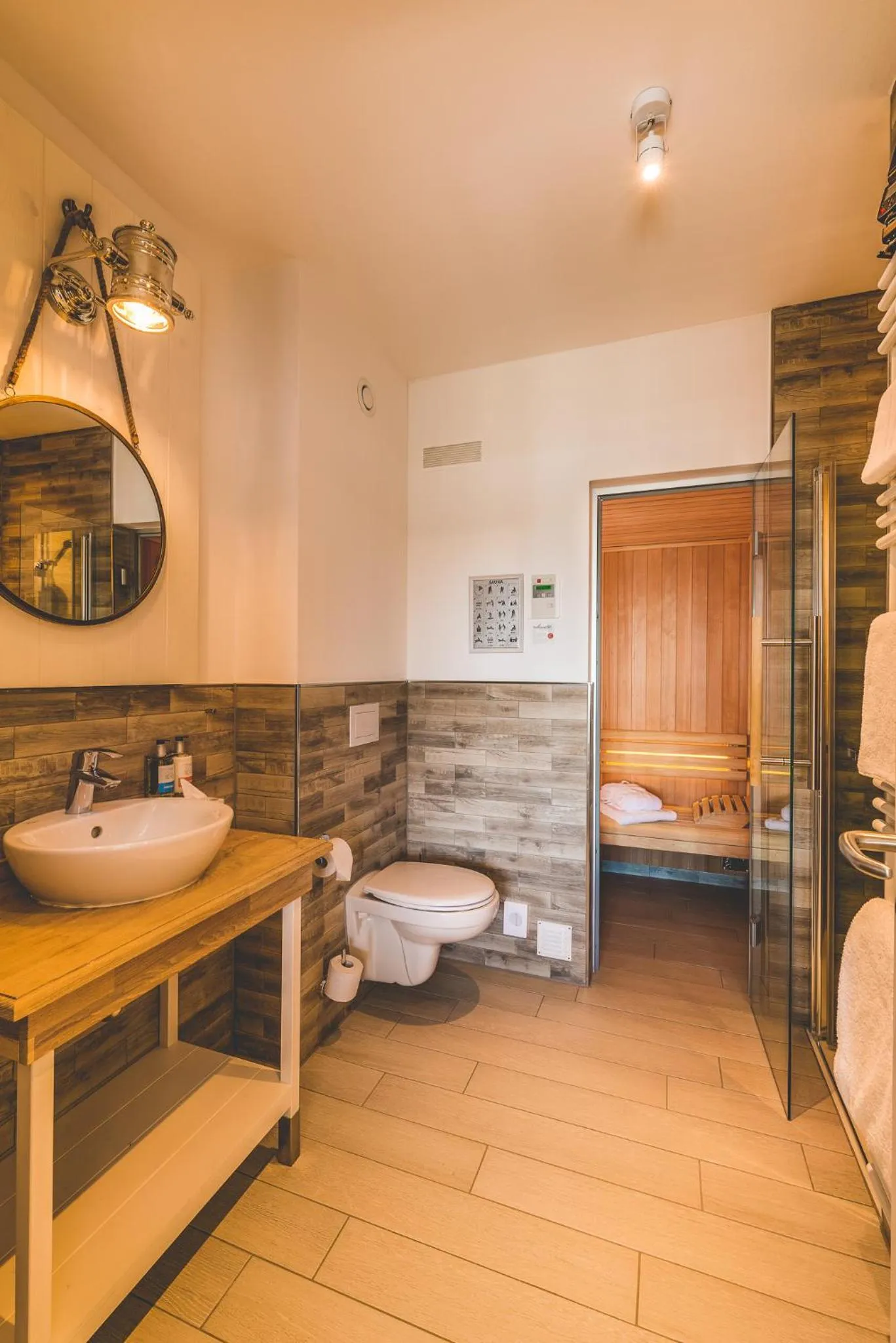 Sauna in Beach Apartments Heiligenhafen