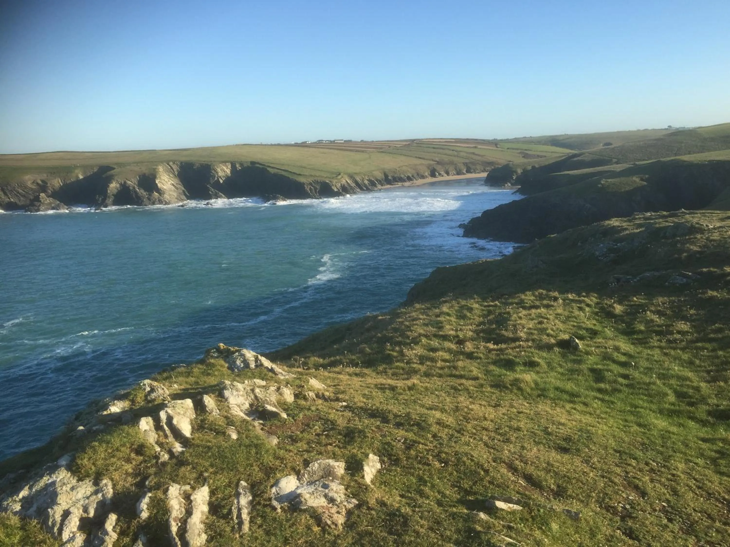 Natural landscape in Holywell Bay B & B