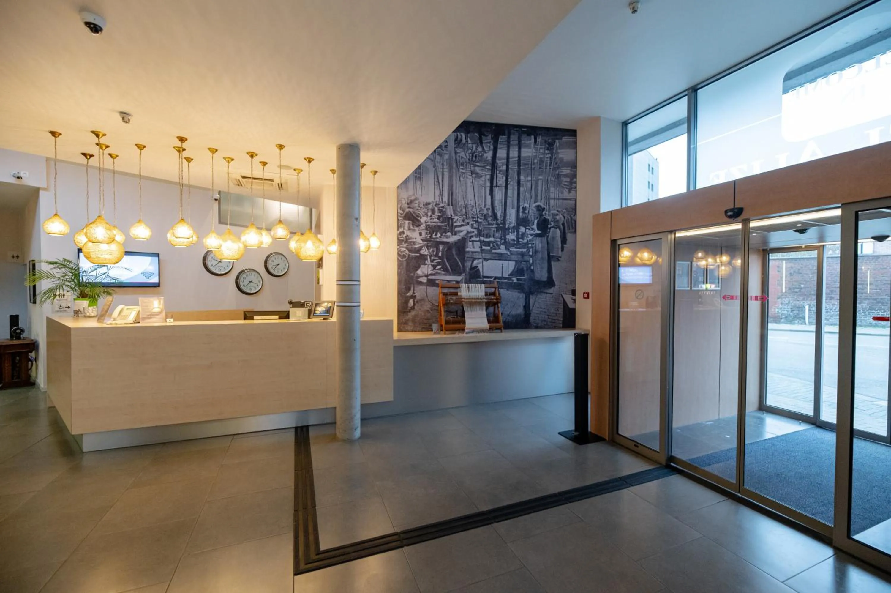 Lobby or reception in Hotel & Aparthotel Alize Mouscron