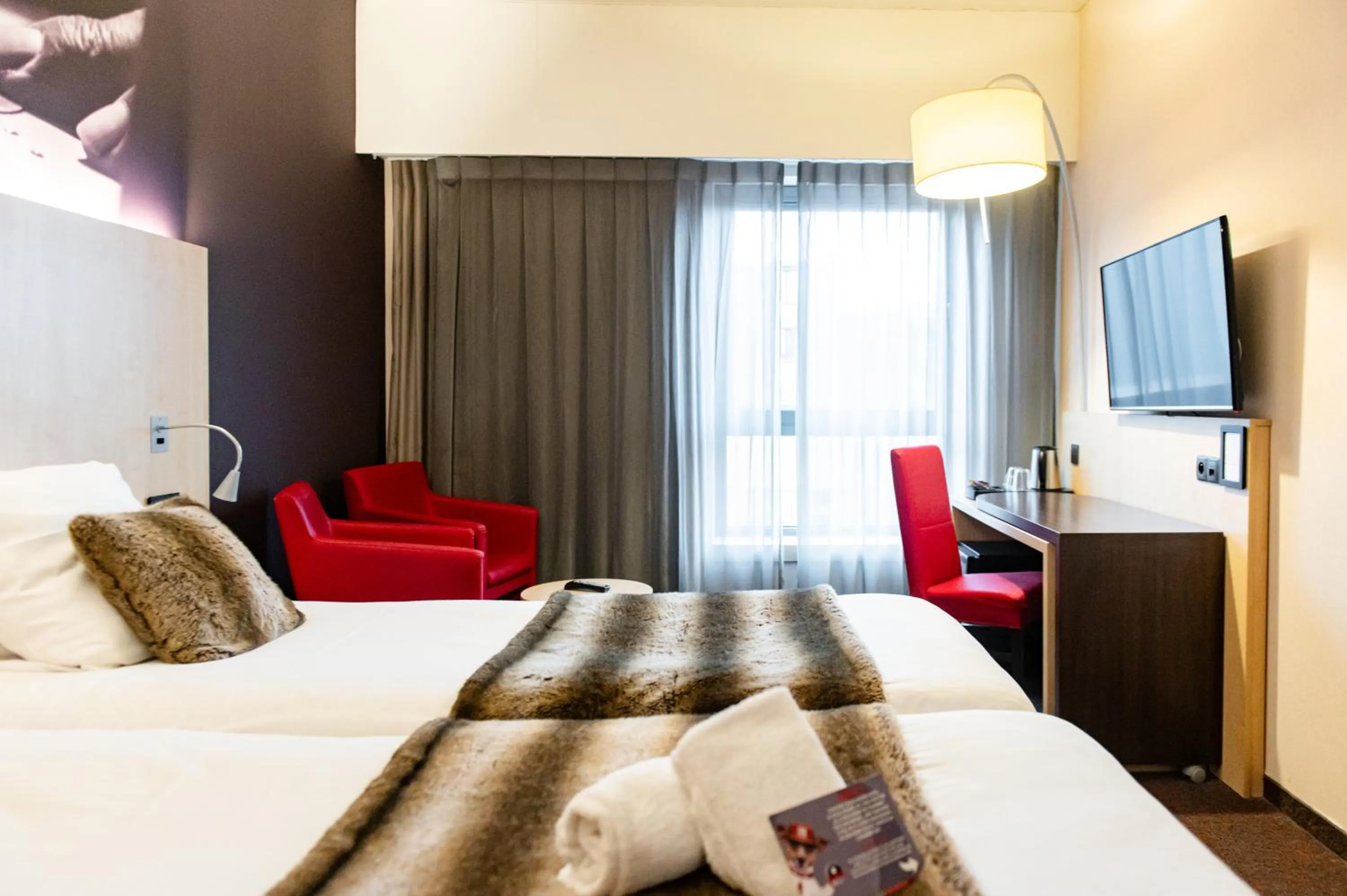 Bedroom, Bed in Hotel & Aparthotel Alize Mouscron