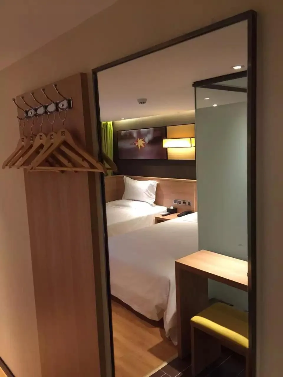 Bed in IU Hotel Beijing Zhongguancun Zhichunli