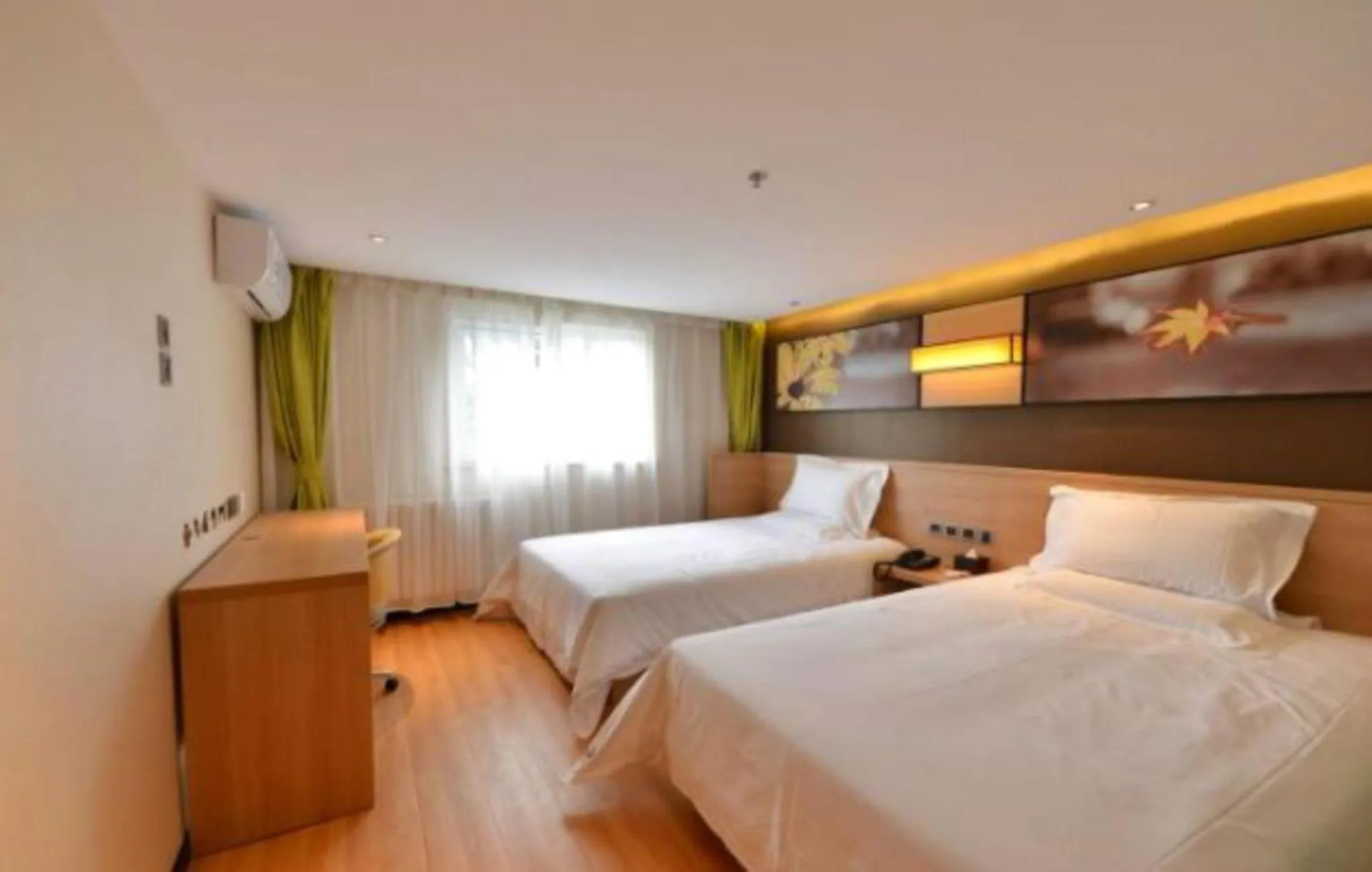 Bed in IU Hotel Beijing Zhongguancun Zhichunli