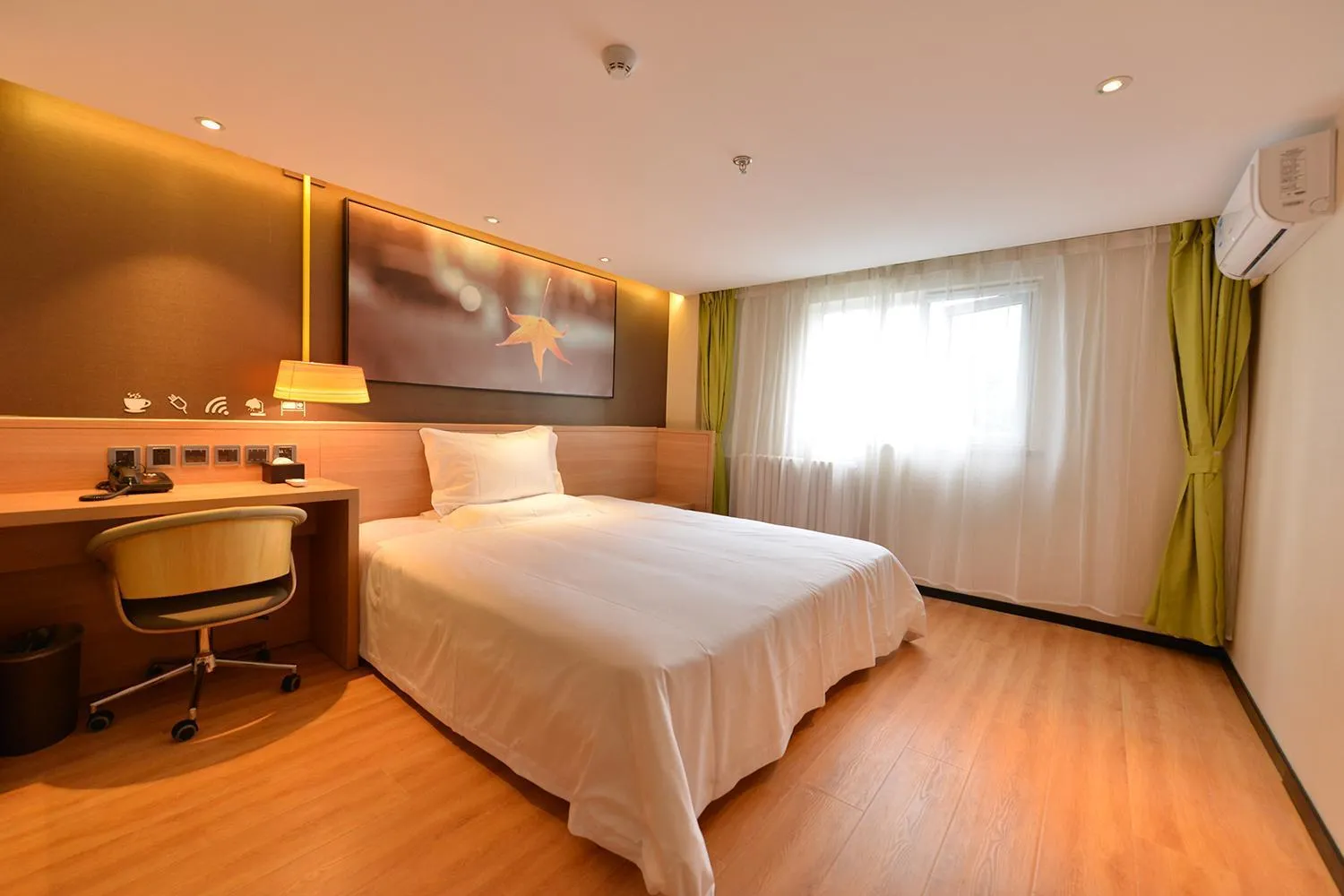 Bed in IU Hotel Beijing Zhongguancun Zhichunli