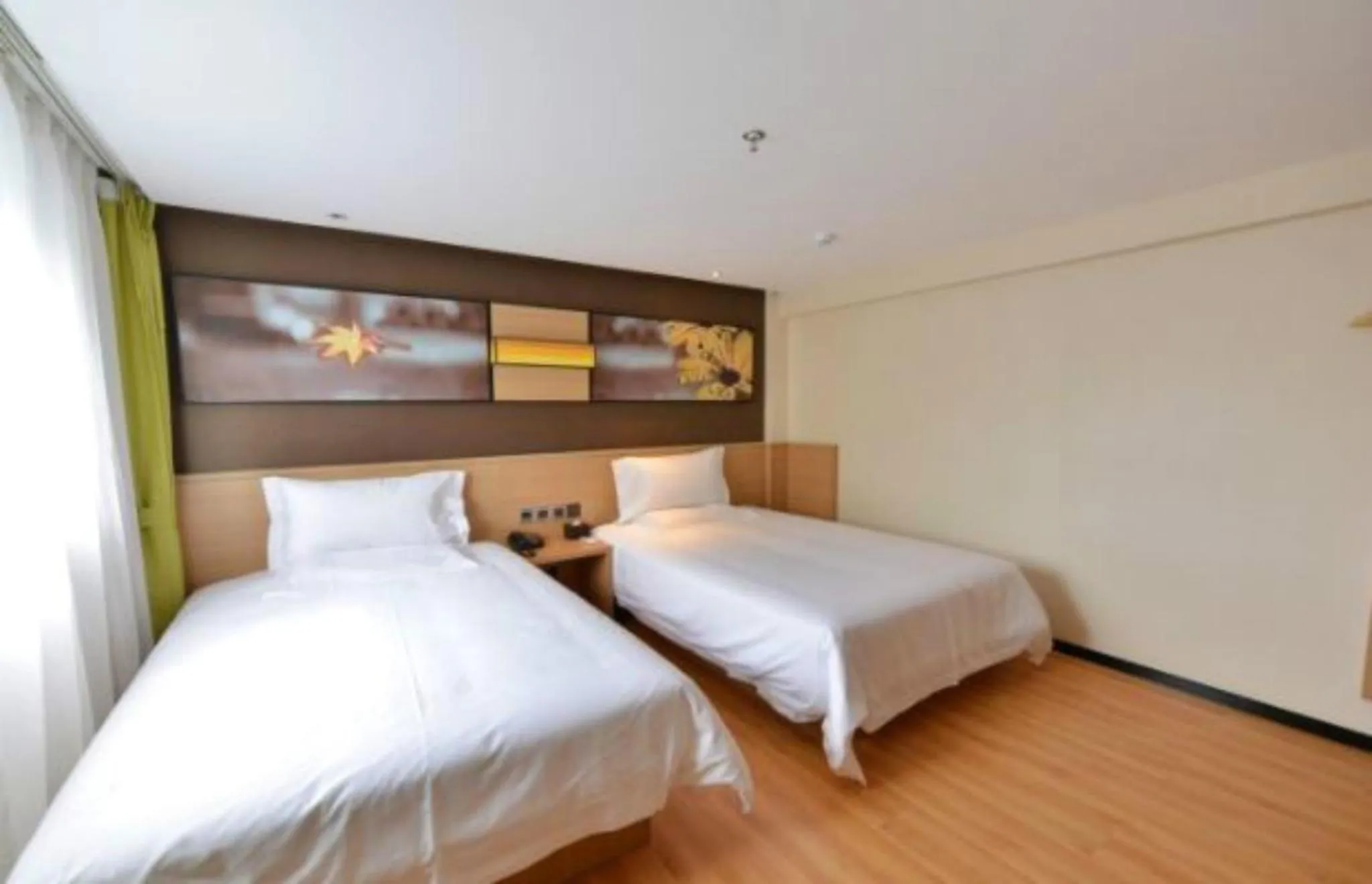 Bed in IU Hotel Beijing Zhongguancun Zhichunli