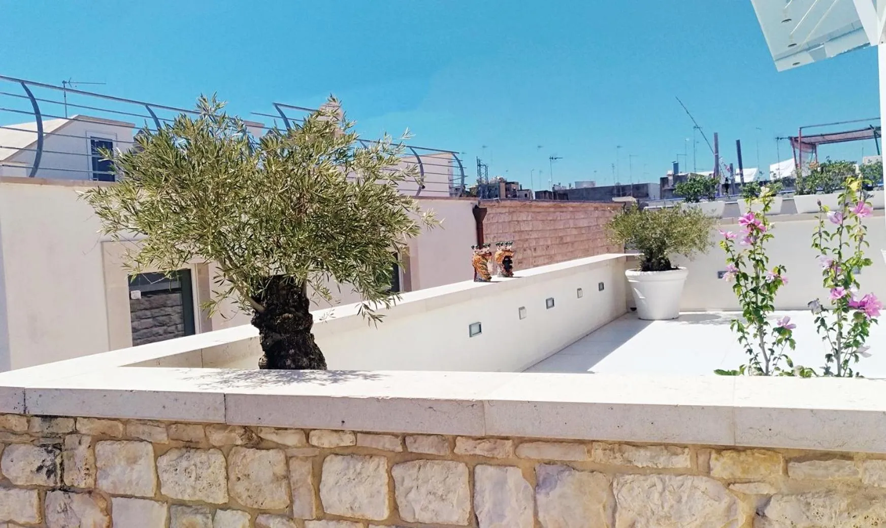 Balcony/Terrace in B&B re apartments Palazzo Muscati