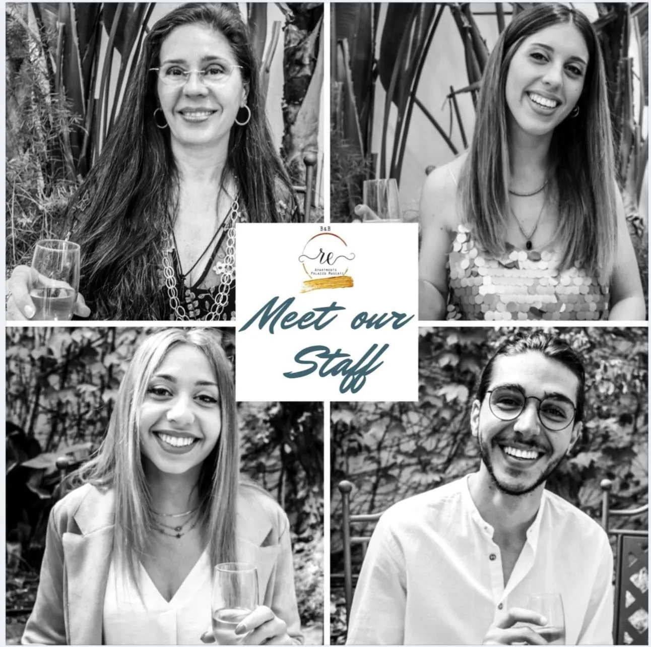 Staff in B&B re apartments Palazzo Muscati