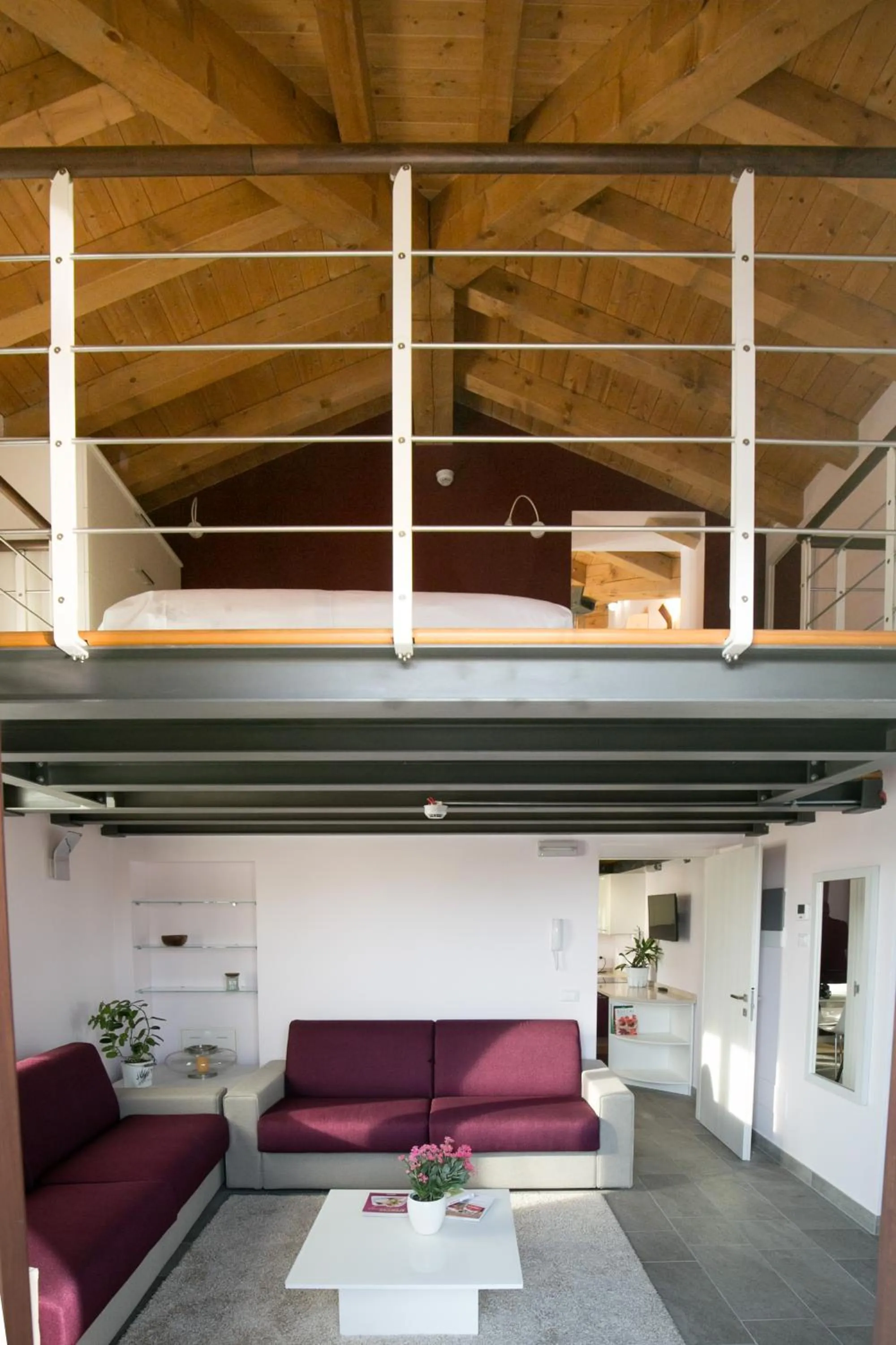 Living room in VERSOVERDE HOTEL Alzaia Naviglio Grande