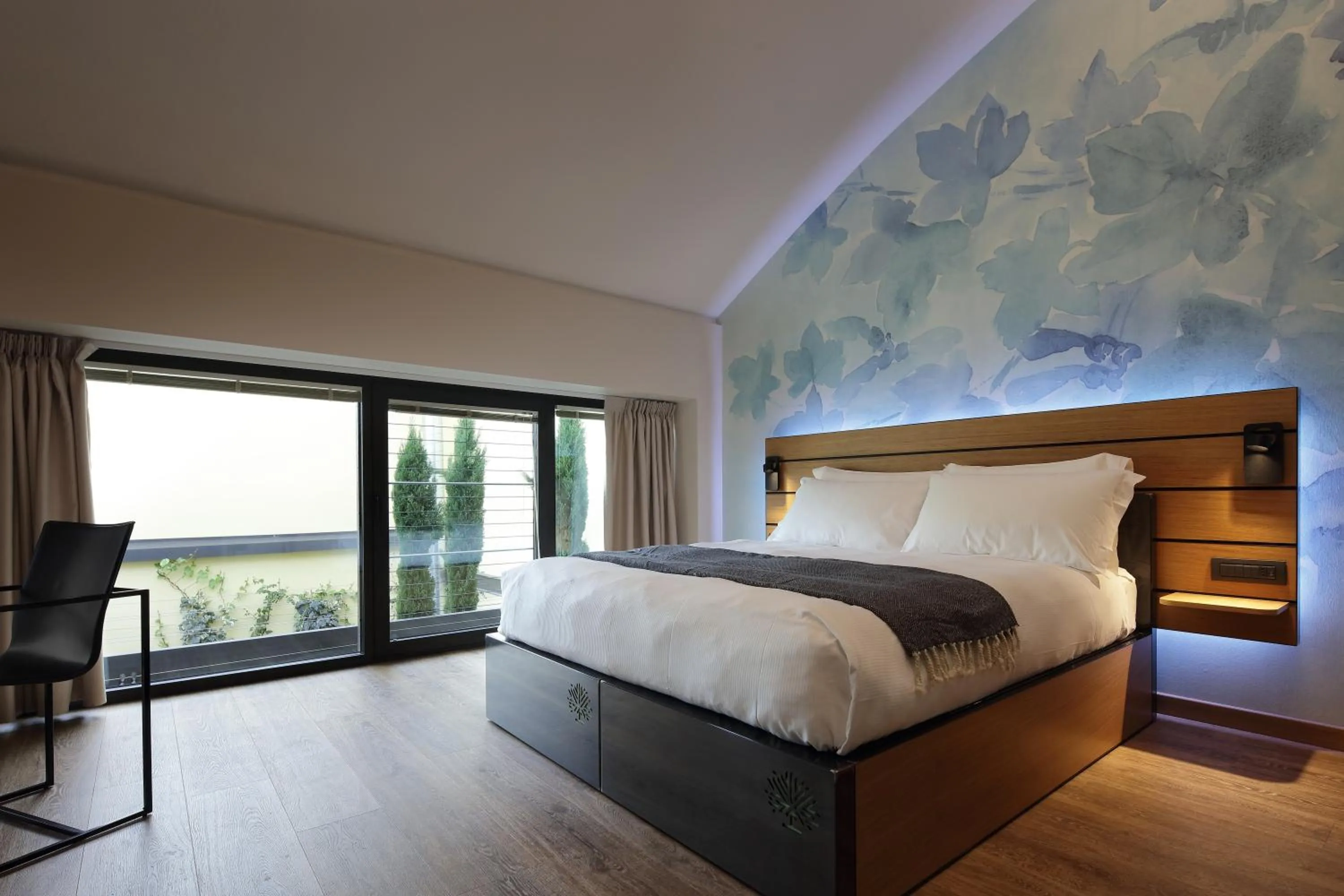 Bed in VERSOVERDE HOTEL Alzaia Naviglio Grande