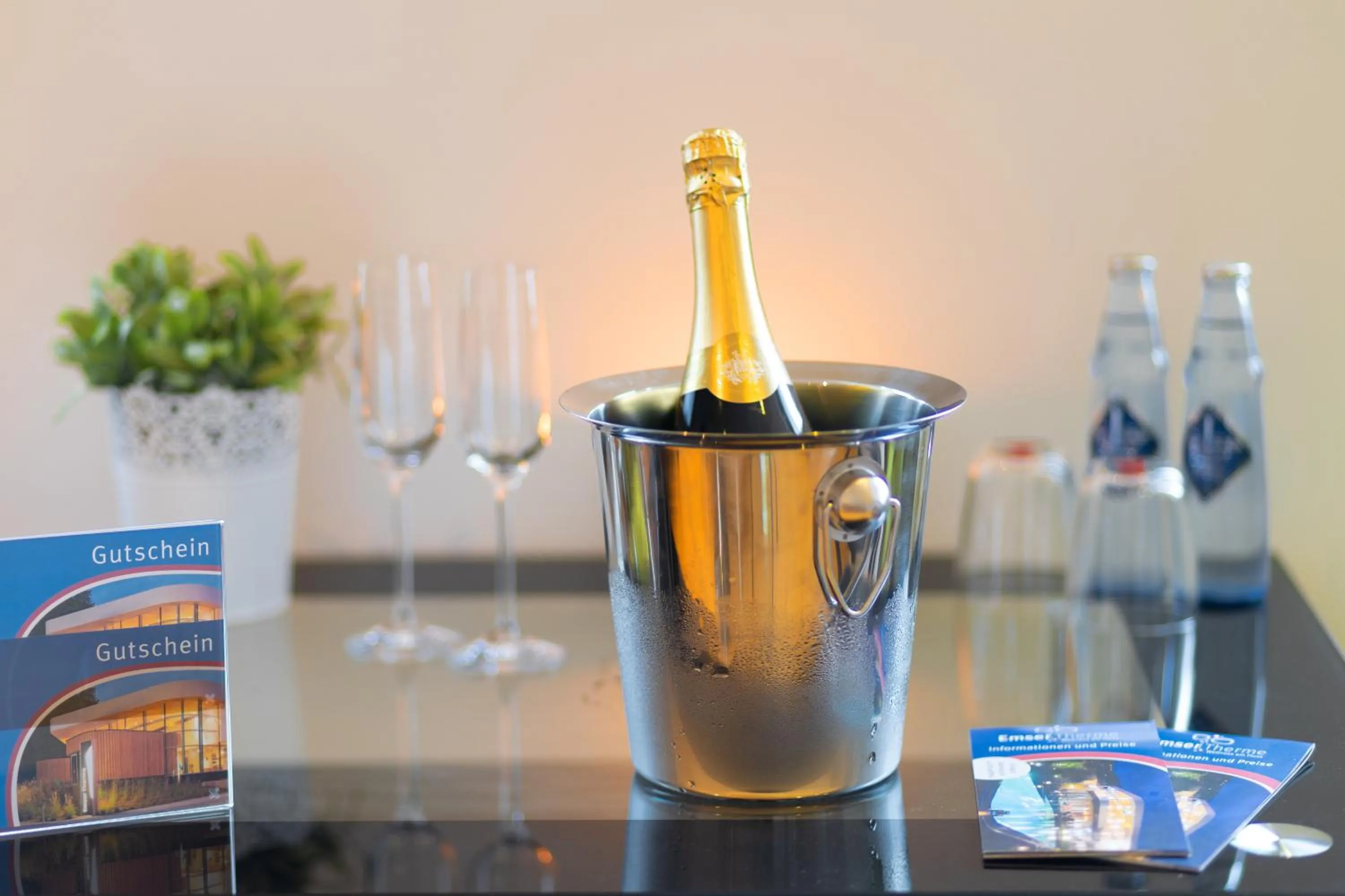 Alcoholic drinks in Appartements an der Therme