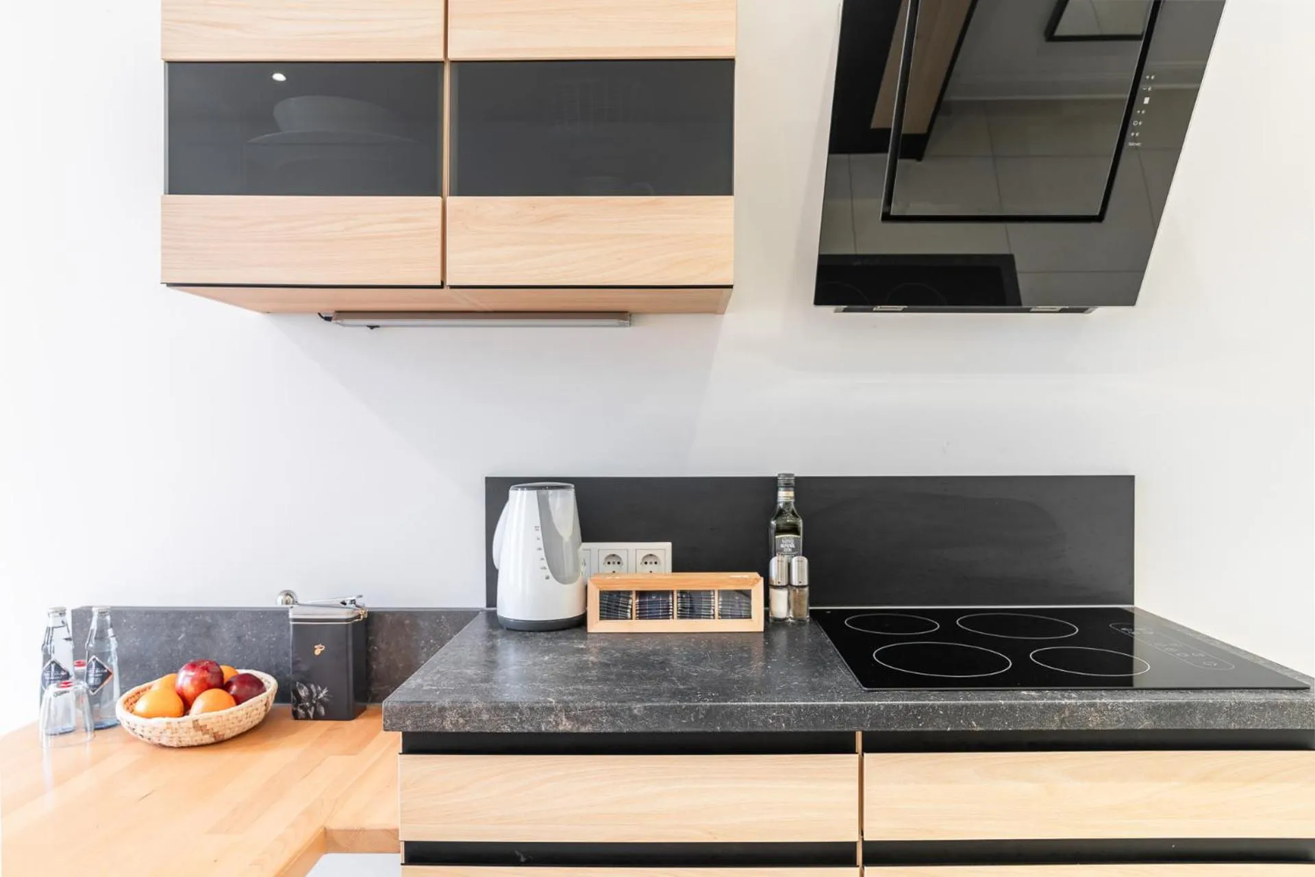 kitchen in Appartements an der Therme