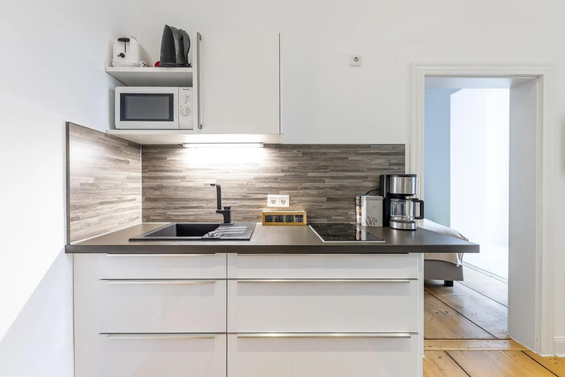 kitchen in Appartements an der Therme